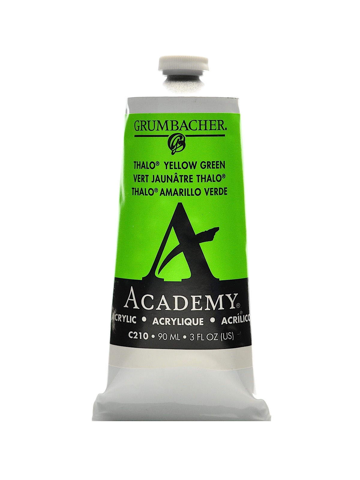 Academy Acrylic Colors thalo yellow green 3 oz. (90 ml)