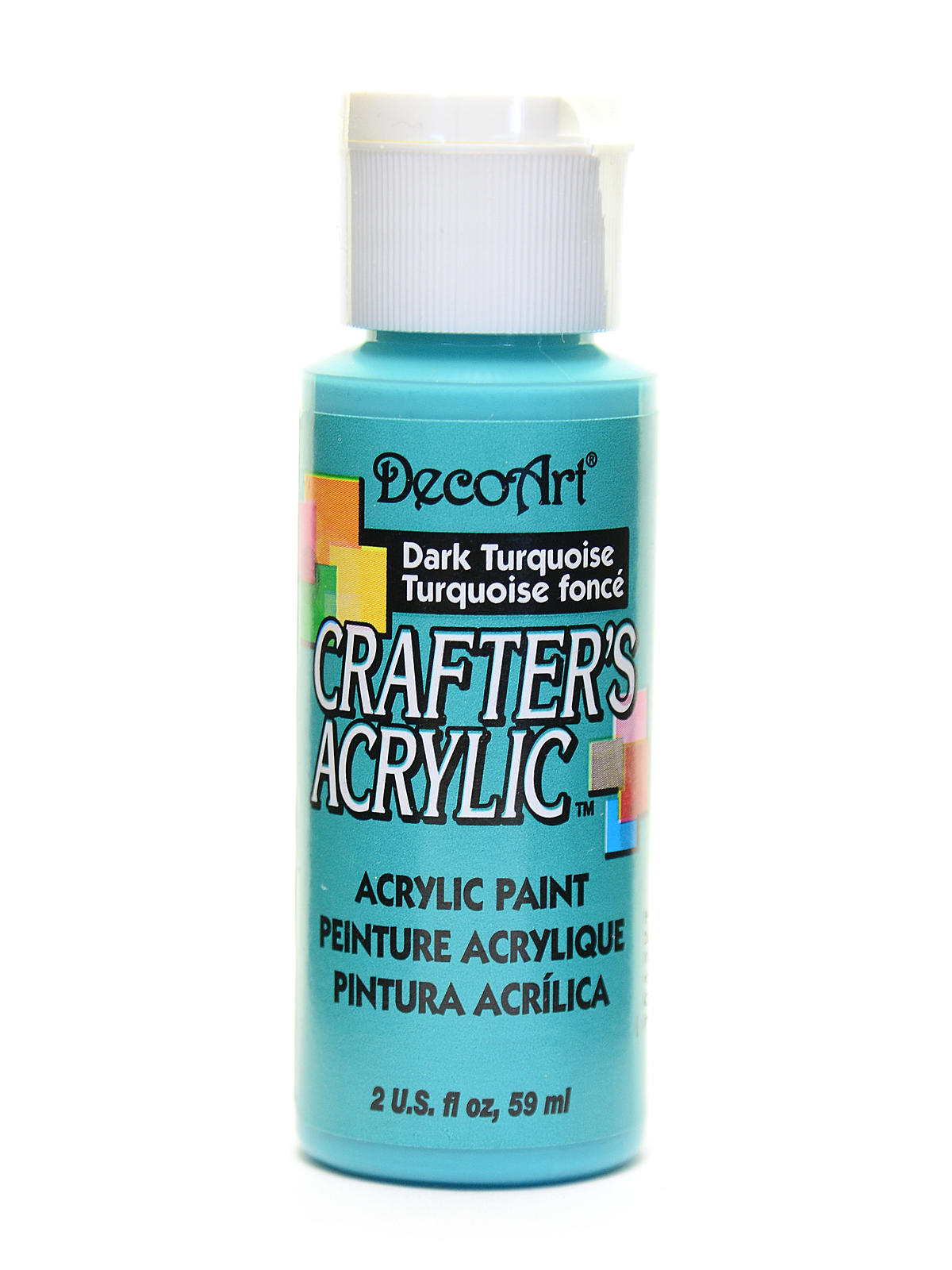 Crafters Acrylic 2 oz dark turquoise