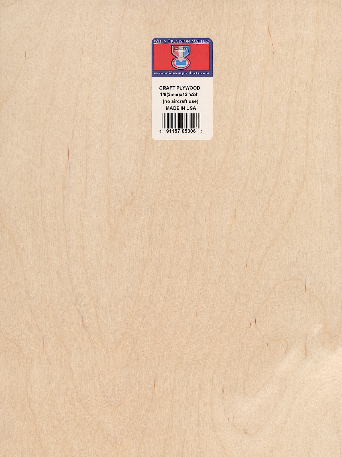 Craft Plywood Sheets 1 8 In. 12 In. X 24 In.