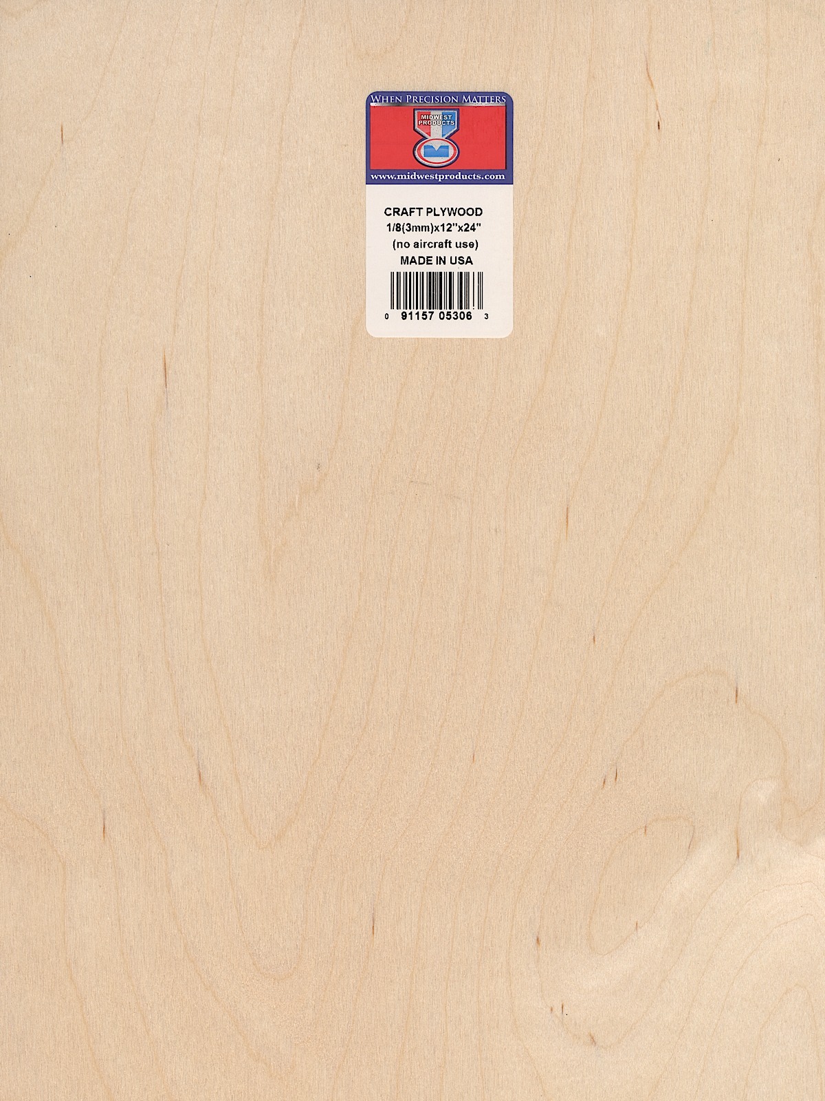 Craft Plywood Sheets 1 8 in. 12 in. x 24 in.