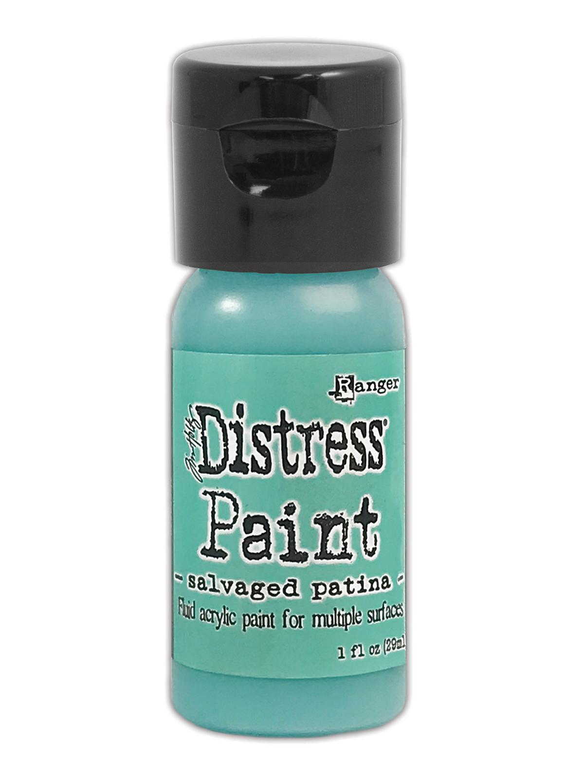 Tim Holtz Distress Paints 1 oz. bottle salvaged patina