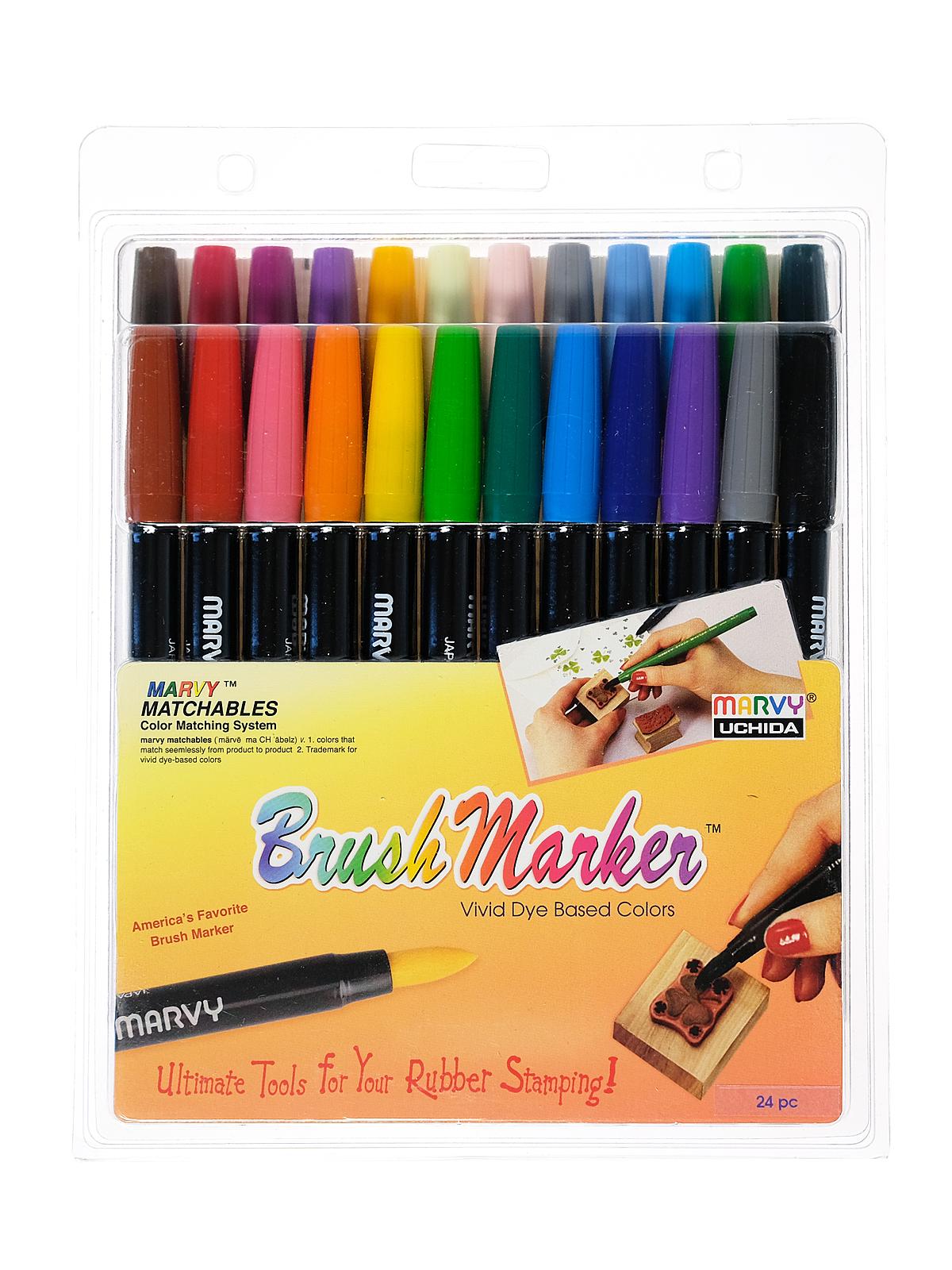 Brush Marker set of 24
