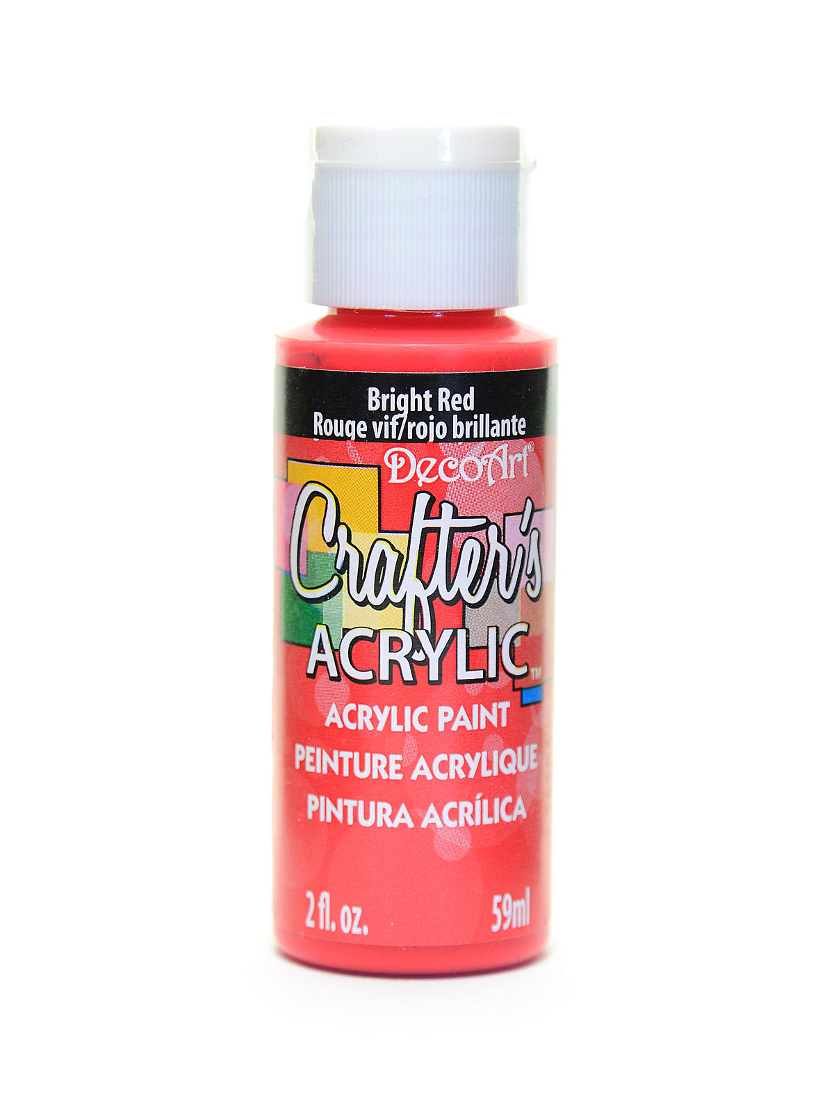 Crafters Acrylic 2 oz bright red