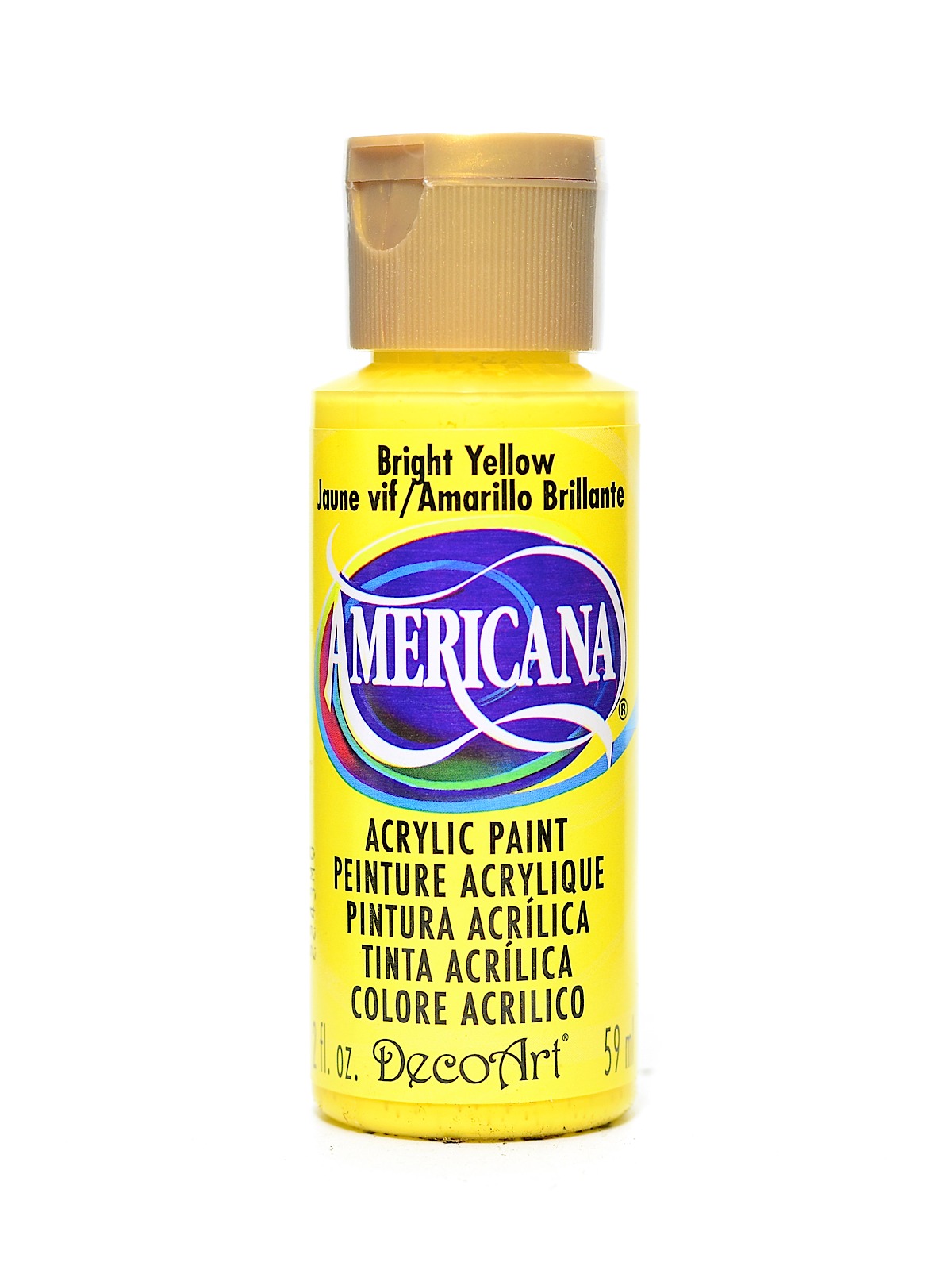 Americana Acrylic Paints bright yellow 2 oz.