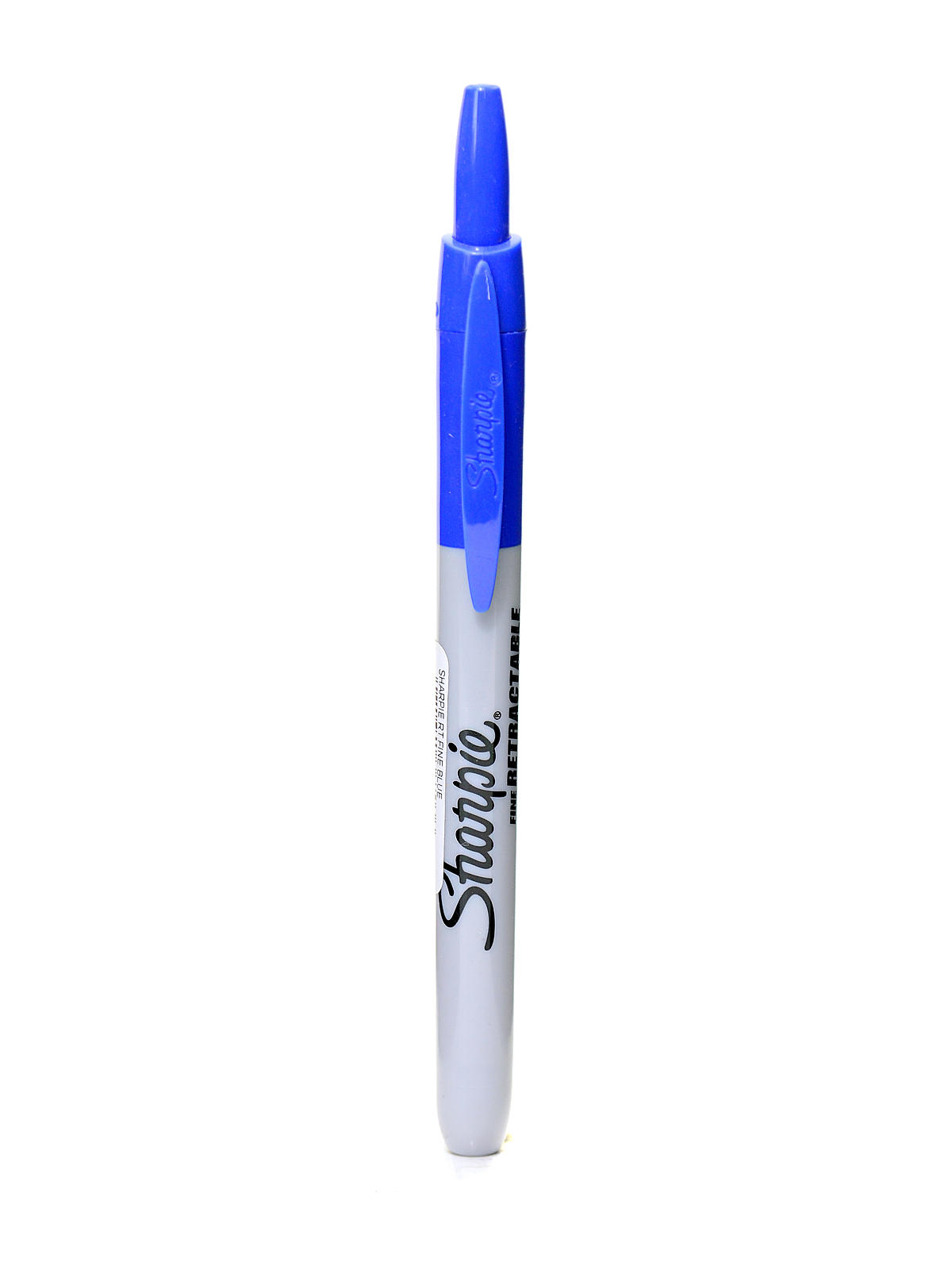 Retractable Markers Blue Fine Tip Each