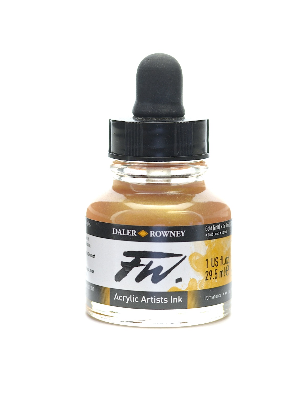FW Artists' Ink gold (imitation) 1 oz.