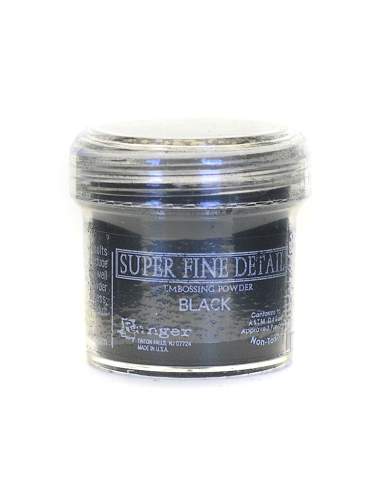 Embossing Powder Super Fine Black 1 Oz. Jar