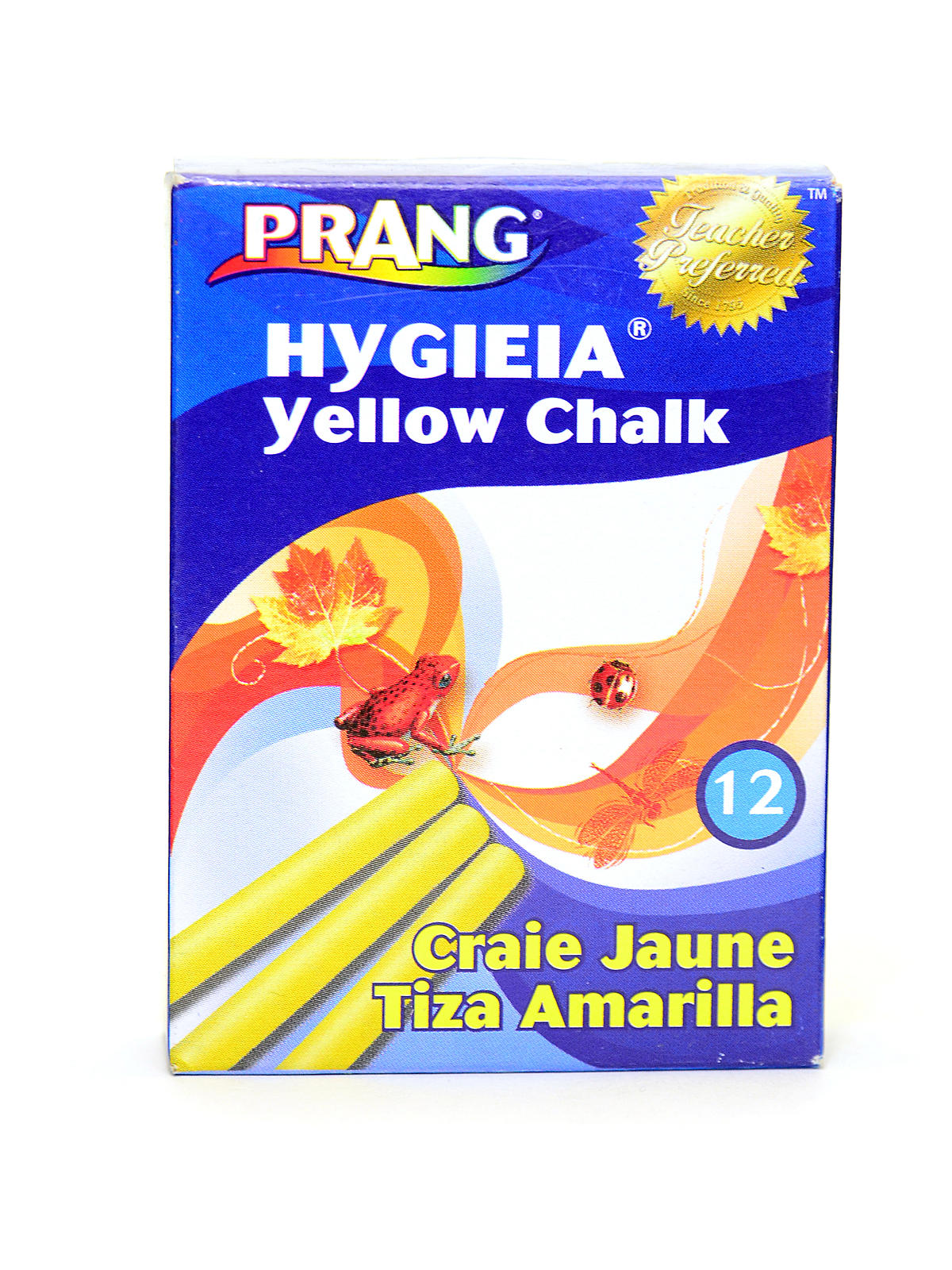 Hygieia  Dustless Board Chalk yellow set of 12