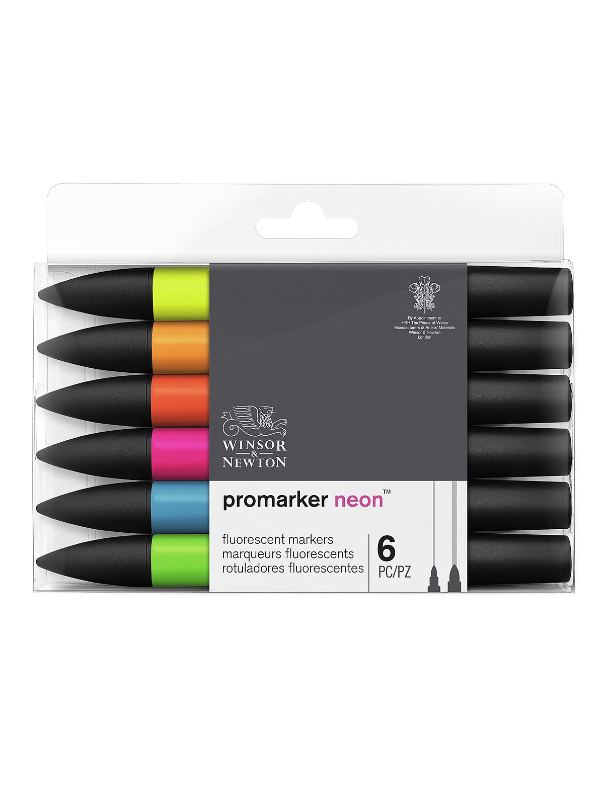 Promarker Sets Neon Marker set of 6