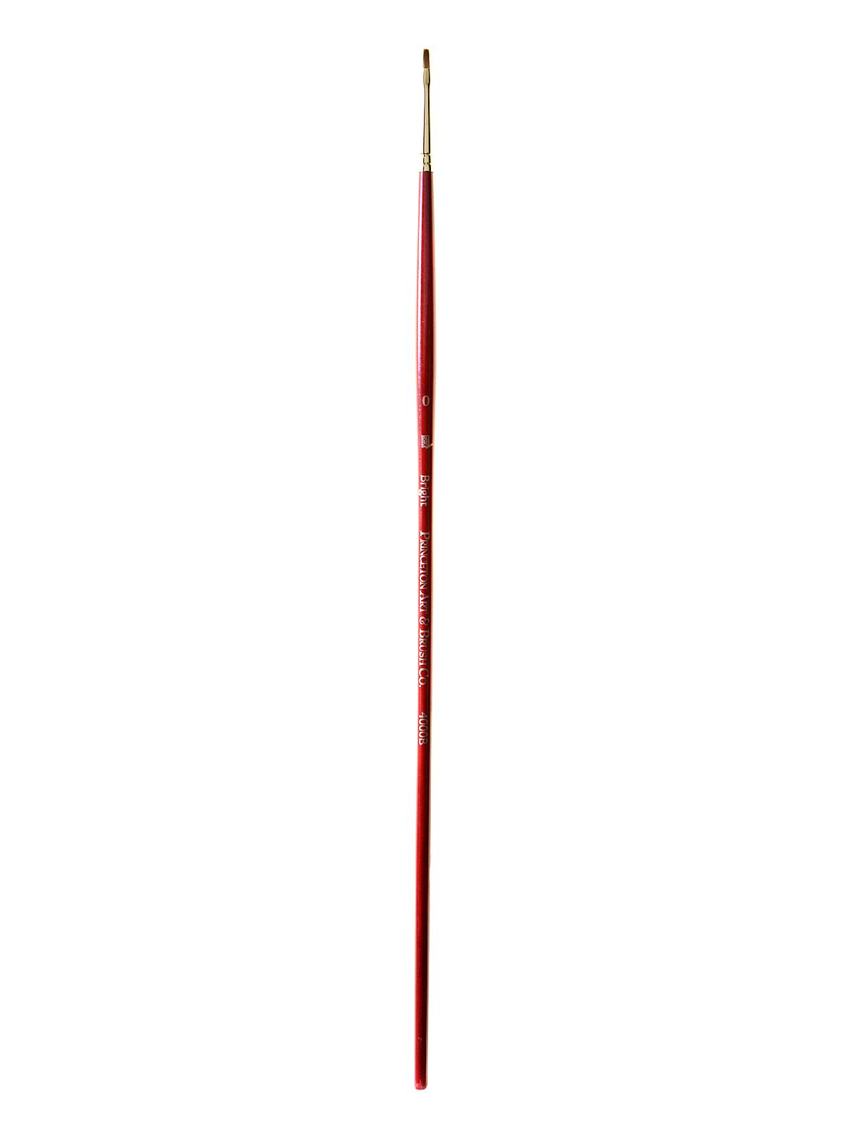 Series 4000 Heritage Brushes size 0 long handle bright