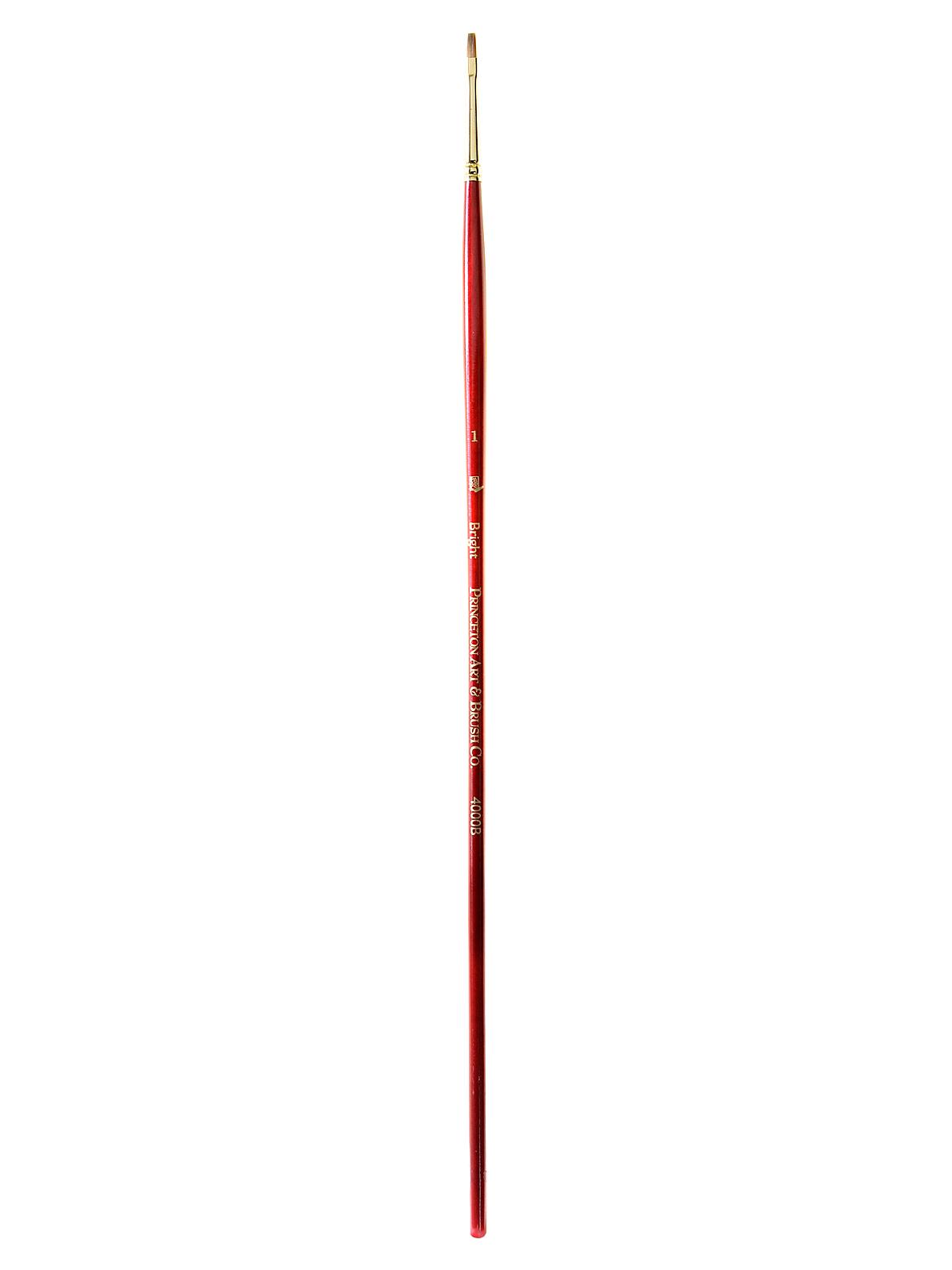 Series 4000 Heritage Brushes size 1 long handle bright