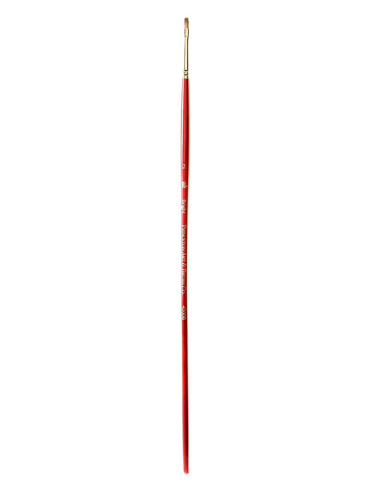 Series 4000 Heritage Brushes size 2 long handle bright