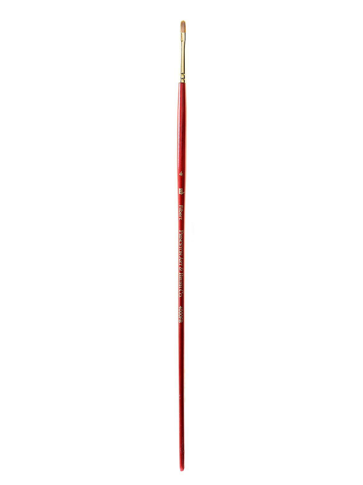 Series 4000 Heritage Brushes size 4 long handle filbert
