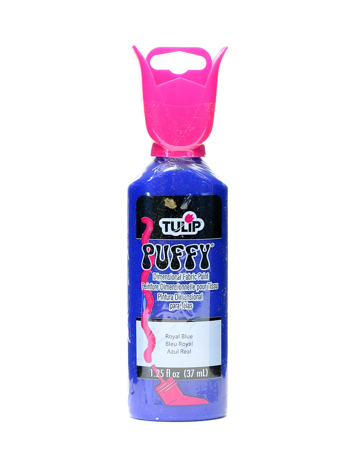 Puffy Dimensional Fabric Paint royal blue 1 1 4 oz.