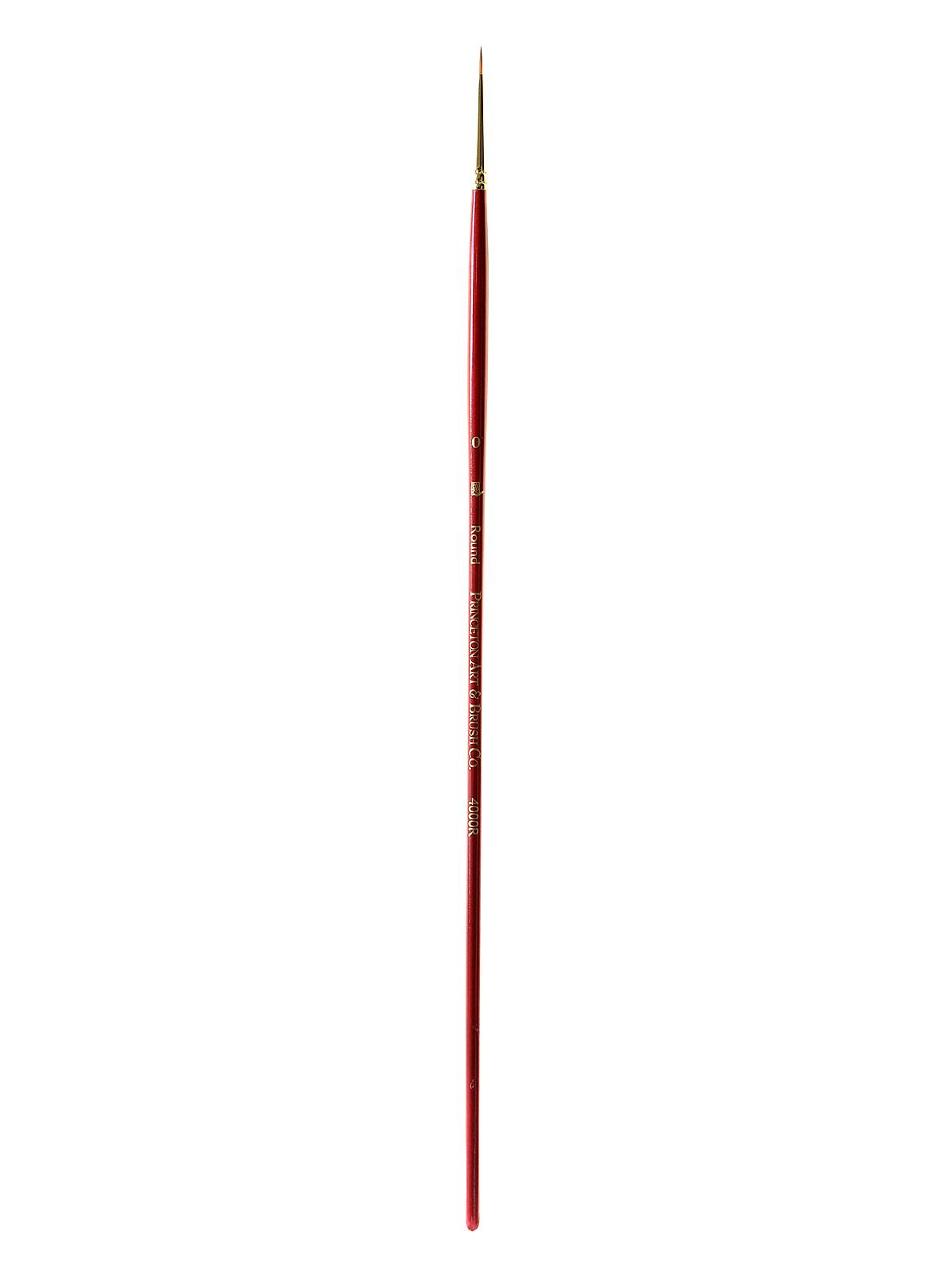 Series 4000 Heritage Brushes size 0 long handle round