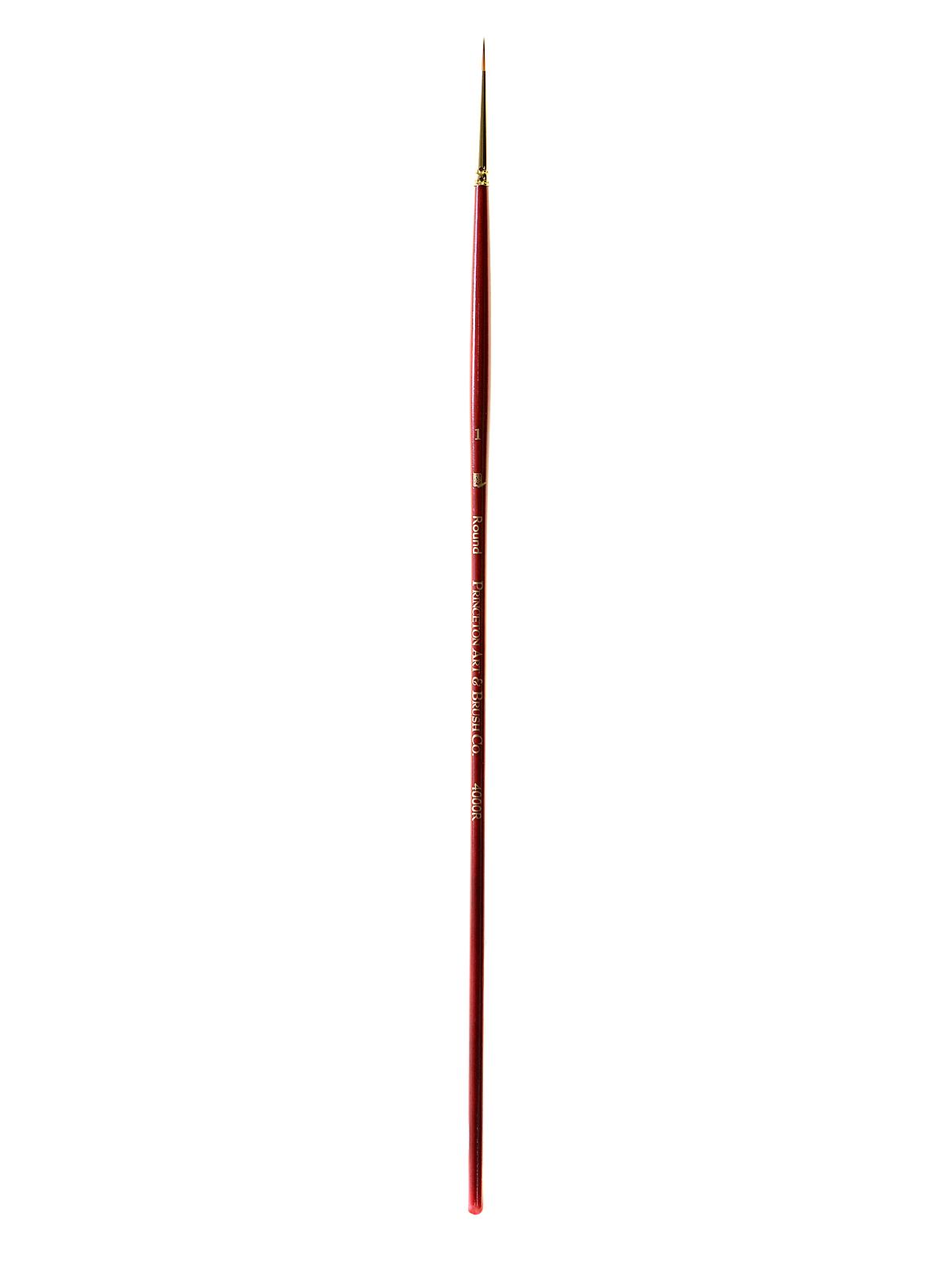 Series 4000 Heritage Brushes size 1 long handle round