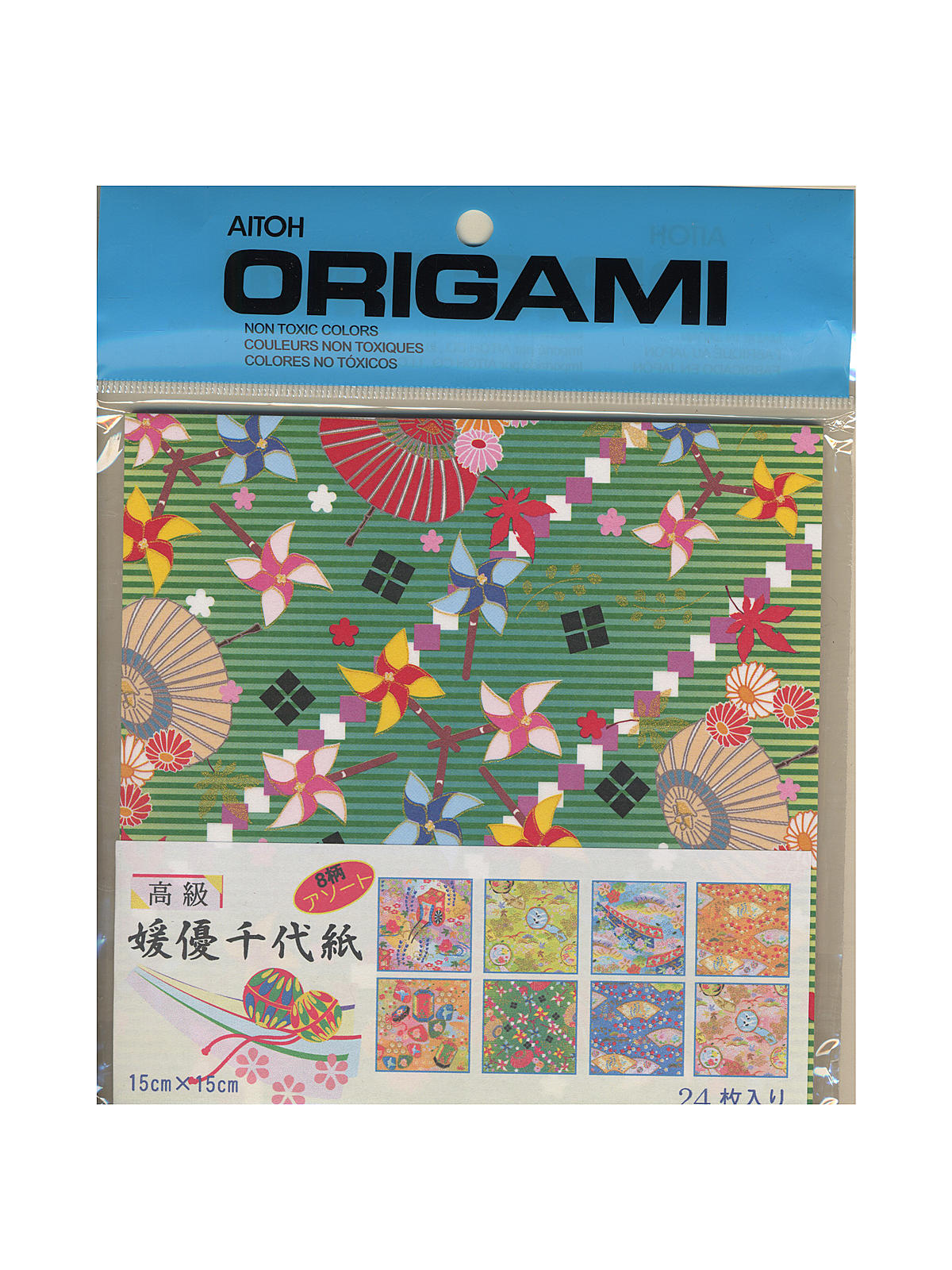 Origami Paper 6 In. X 6 In. Himeyu Chiyogami 24 Sheets
