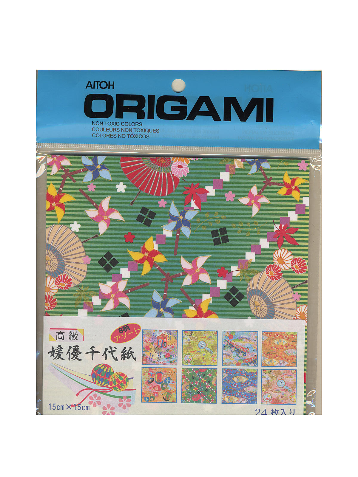 Origami Paper 6 in. x 6 in. himeyu chiyogami 24 sheets