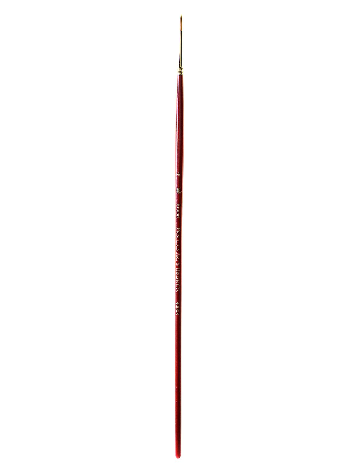 Series 4000 Heritage Brushes size 4 long handle round