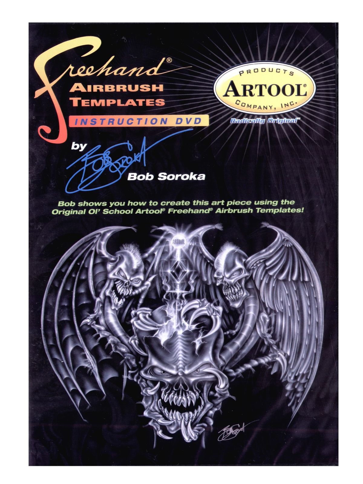 Freehand Airbrush Templates Instructional Dvd By Bob Soroka Dvd 45 Minutes