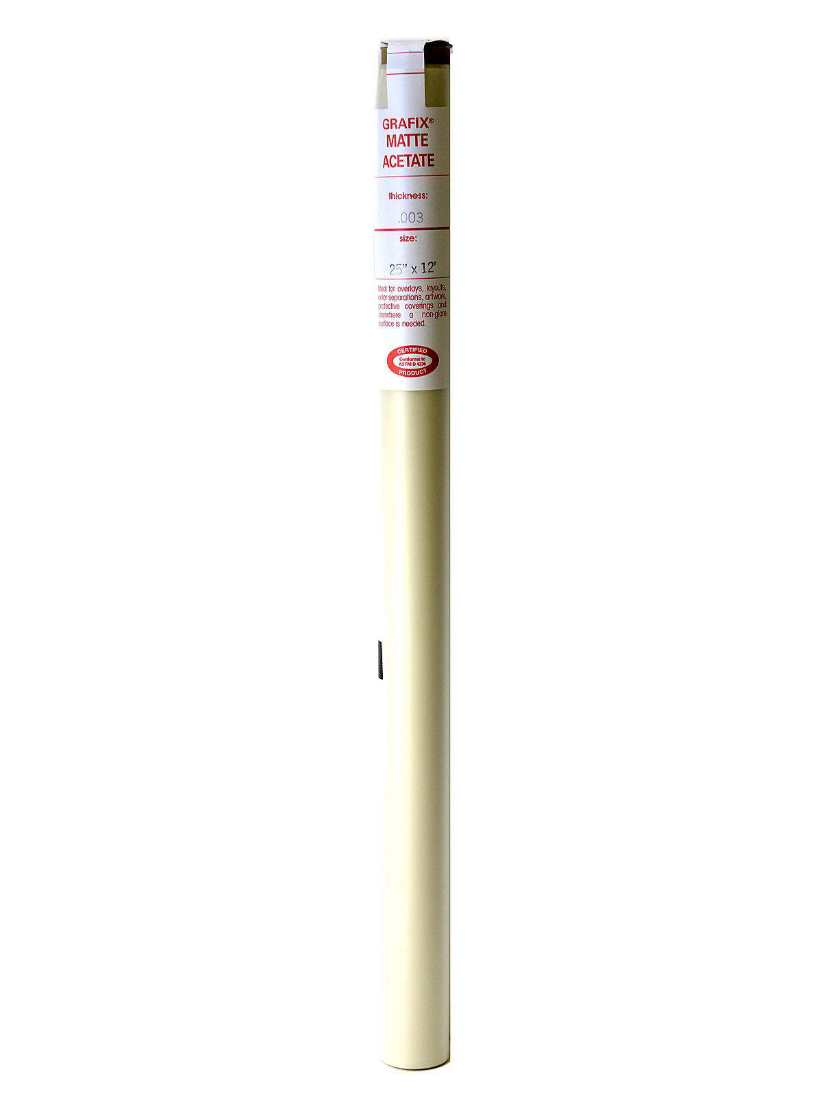 Acetate Film Rolls 0.003 25 in. x 12 ft. matte (frosted)