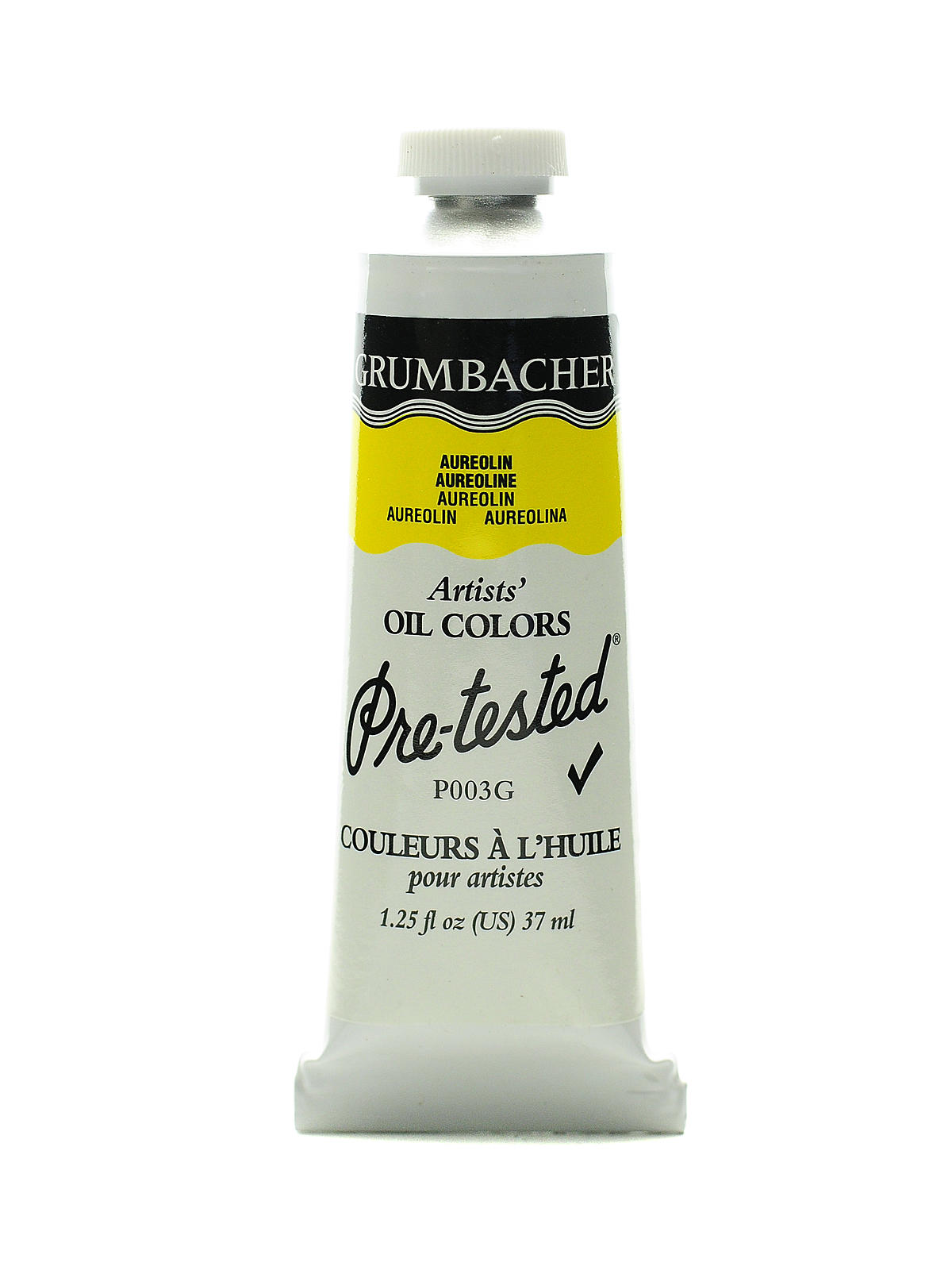 Pre-Tested Artists Oil Colors aureolin P003 1.25 oz.