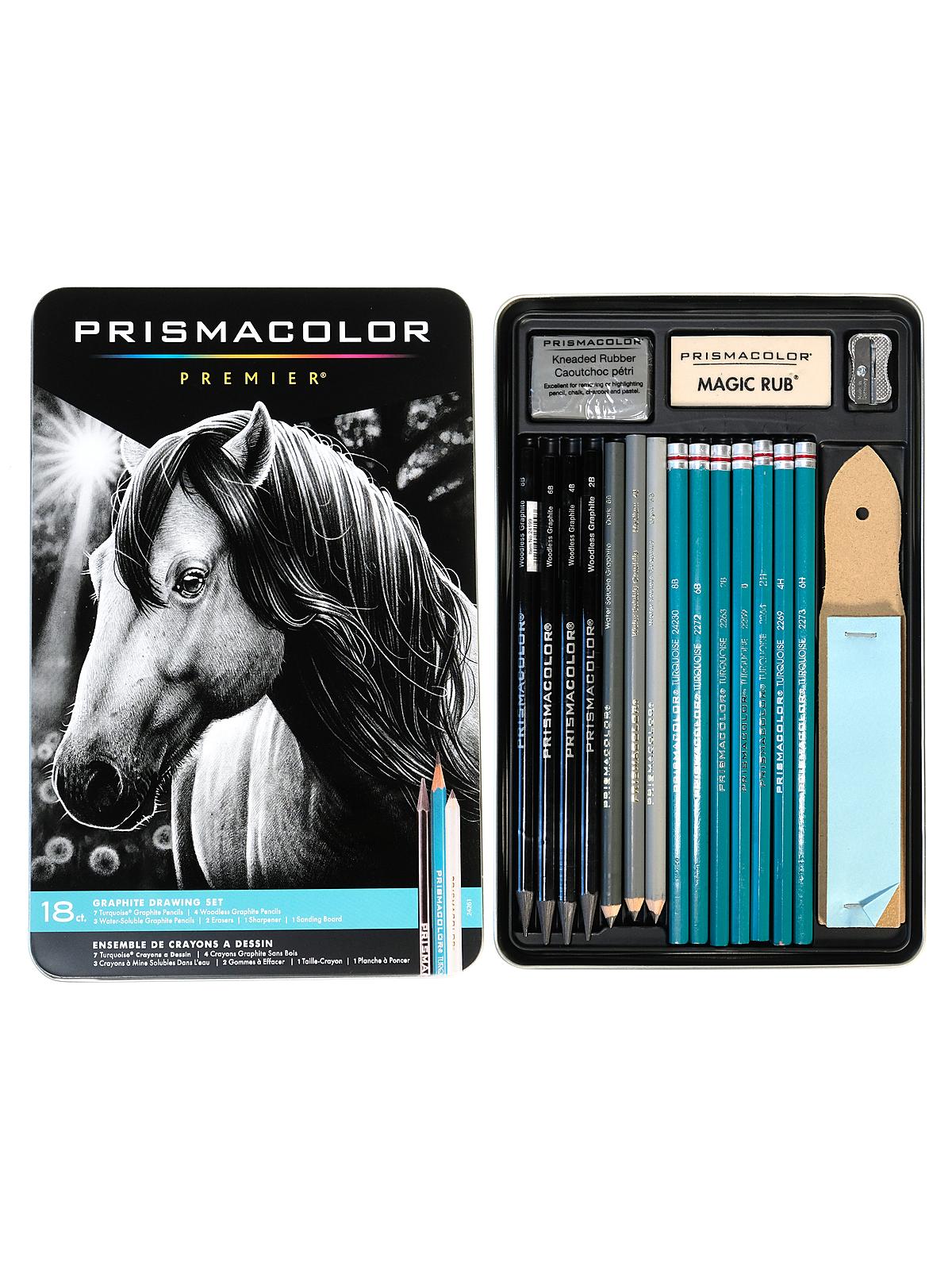 Graphite Drawing Set 18 pieces