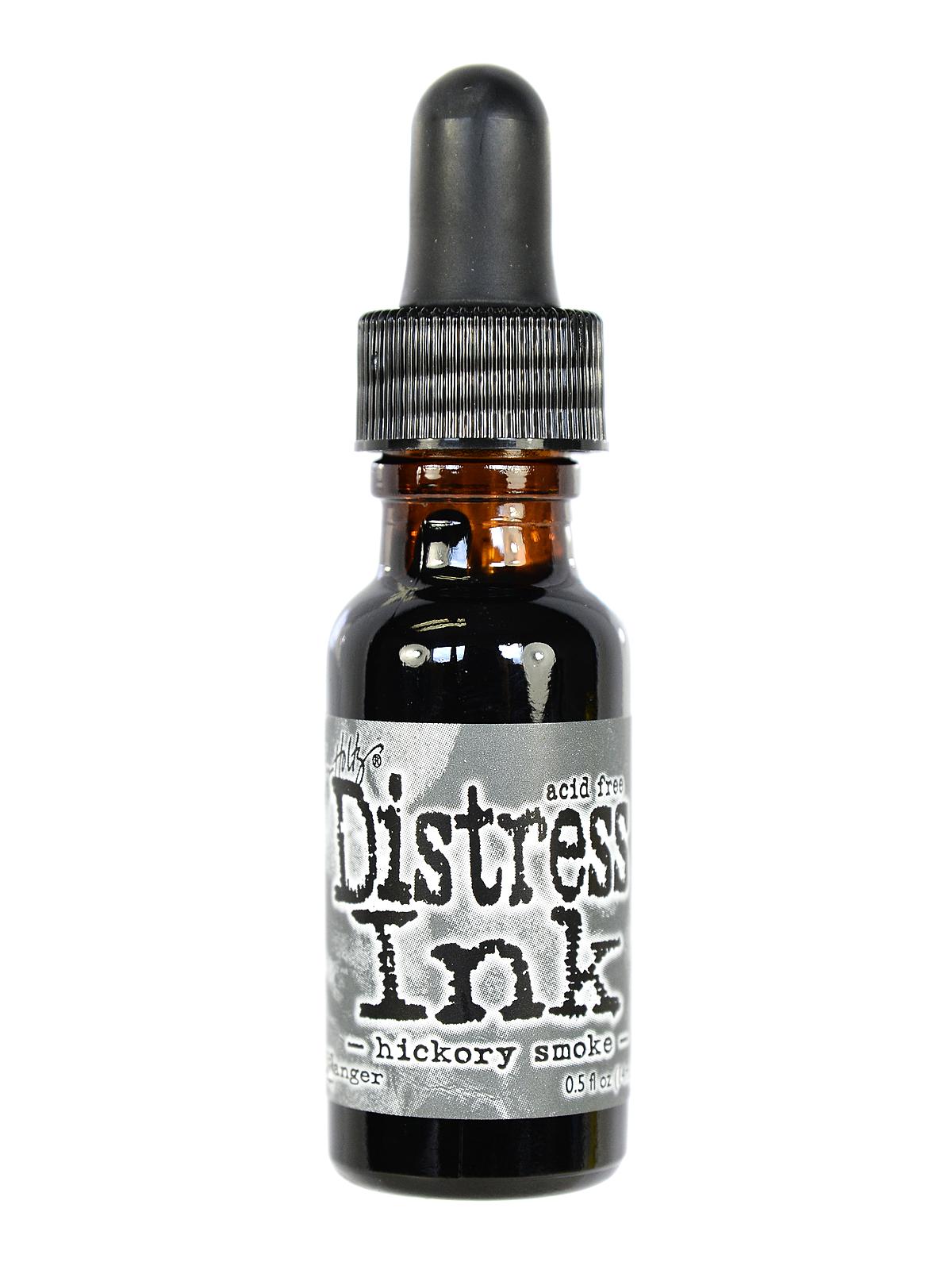 Tim Holtz Distress Ink hickory smoke 0.5 oz. reinker bottle