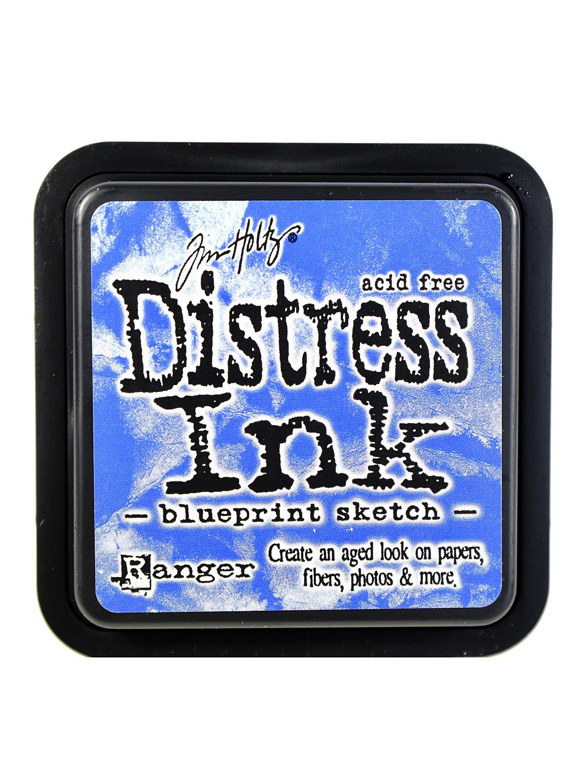 Tim Holtz Distress Ink blueprint sketch pad