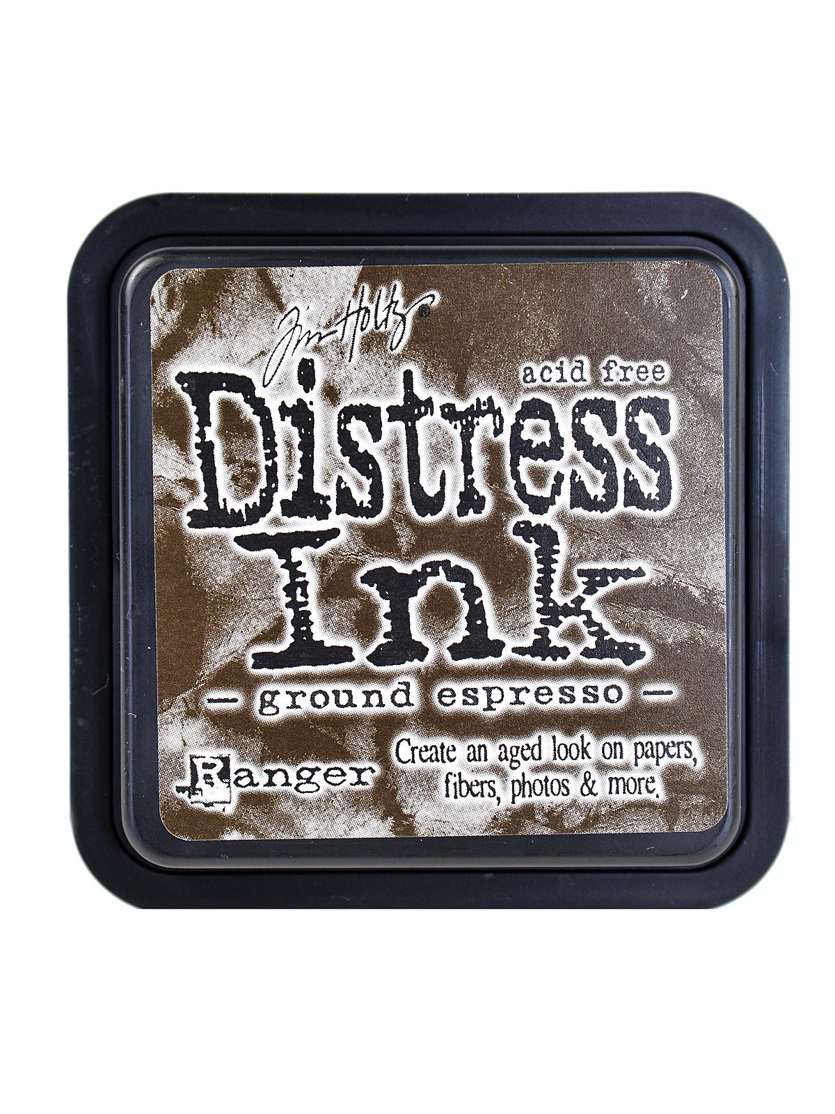 Tim Holtz Distress Ink ground espresso pad