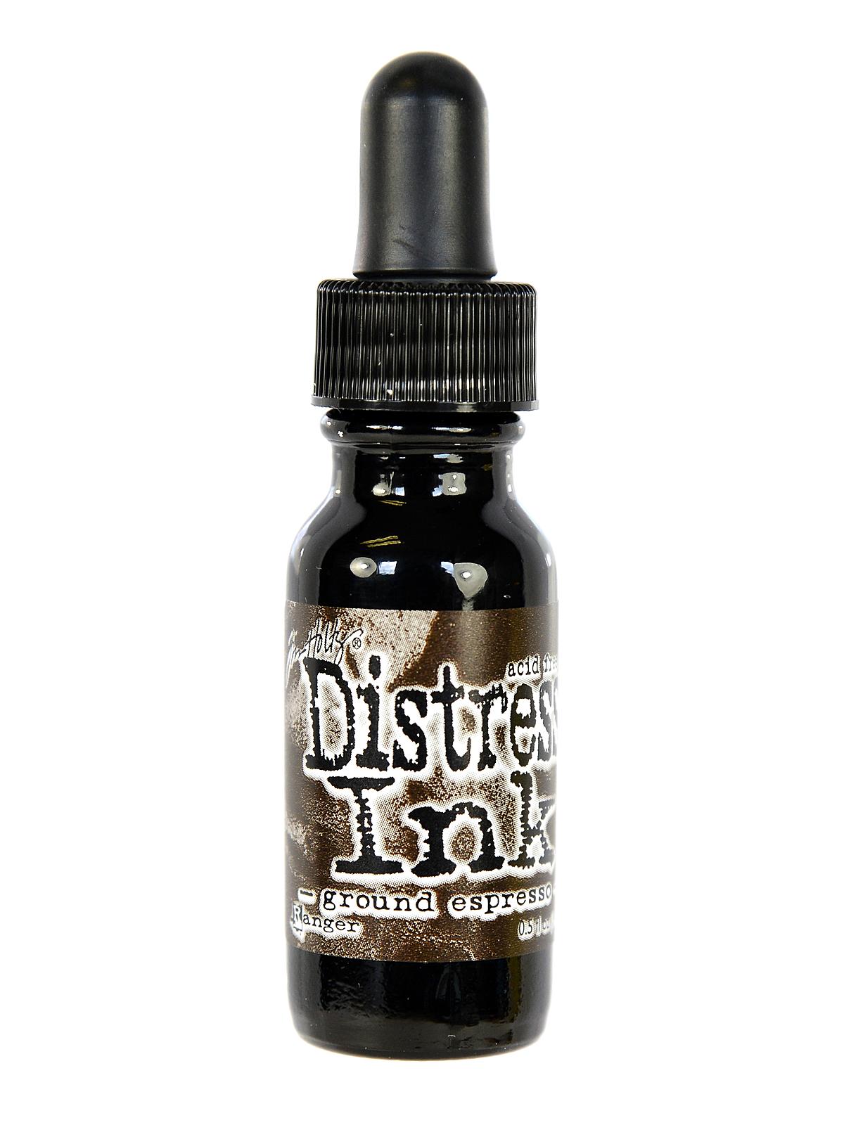 Tim Holtz Distress Ink ground espresso 0.5 oz. reinker bottle