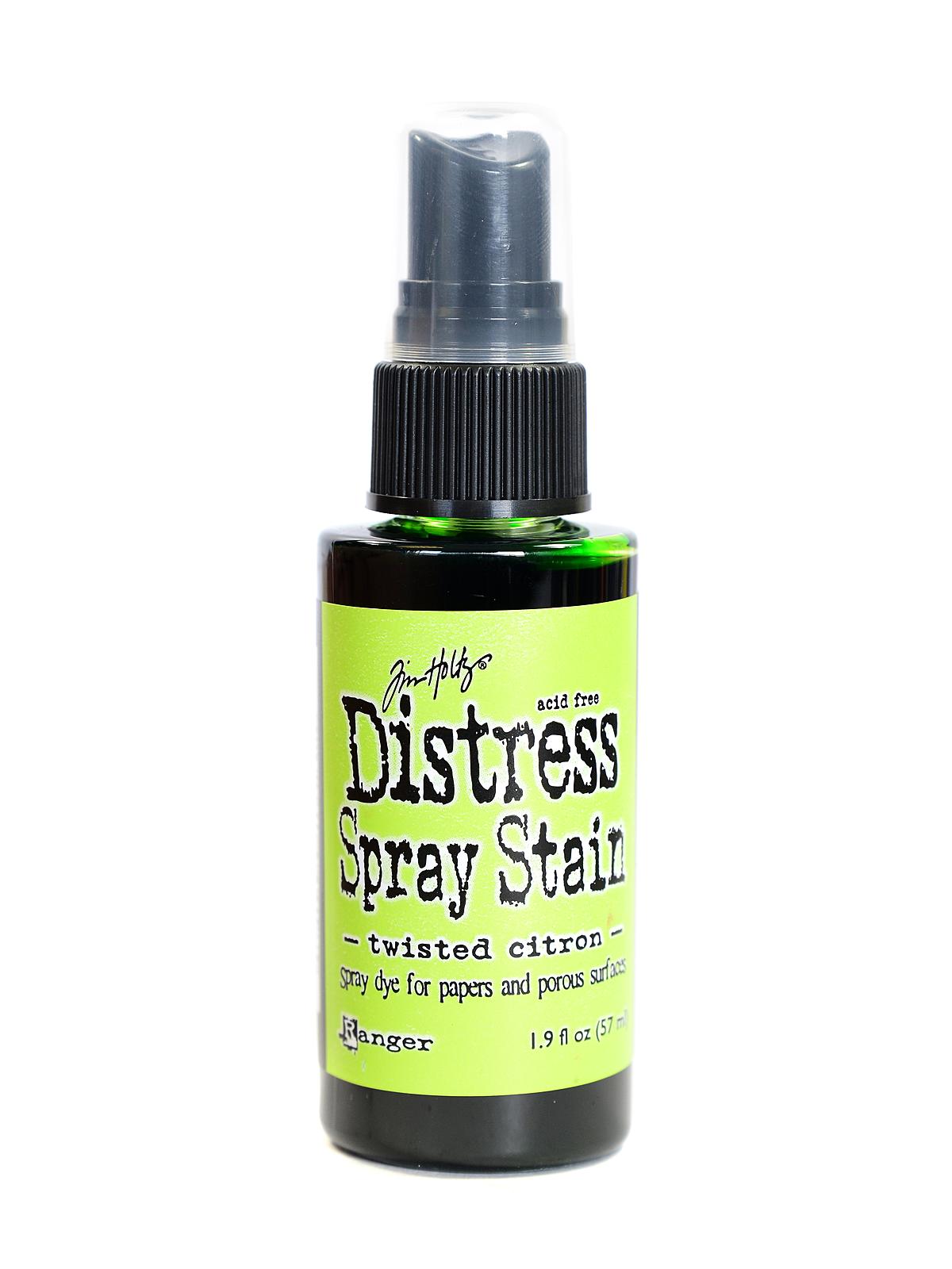 Tim Holtz Distress Spray Stains 1.9 fl. oz. bottle twisted citron