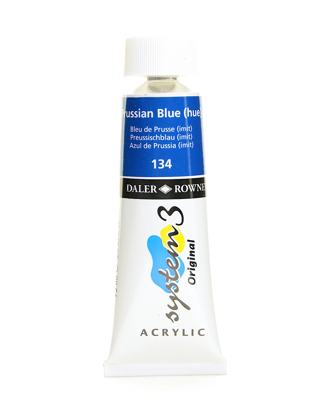 System 3 Acrylic Colour Prussian Blue Hue 75 Ml