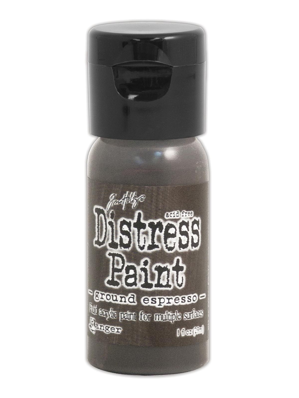 Tim Holtz Distress Paints 1 oz. bottle ground espresso