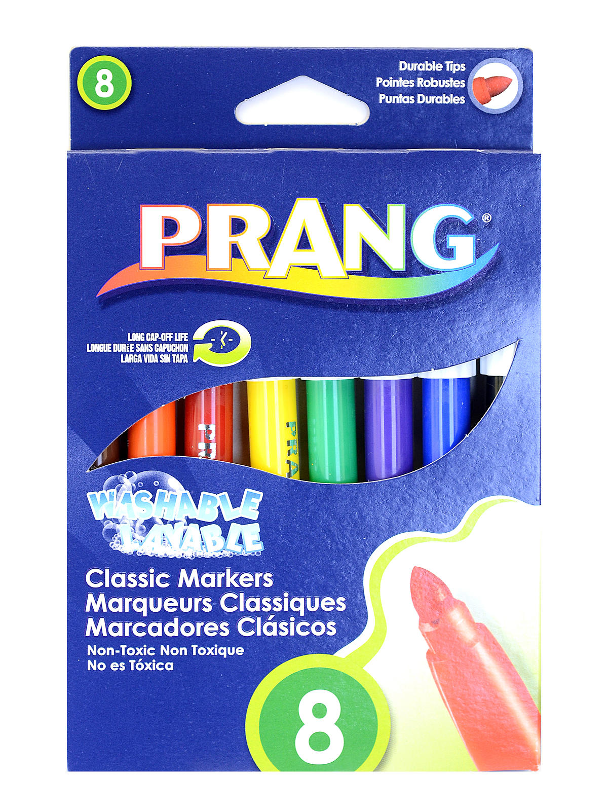 Washable Classic Markers conical tip set of 8