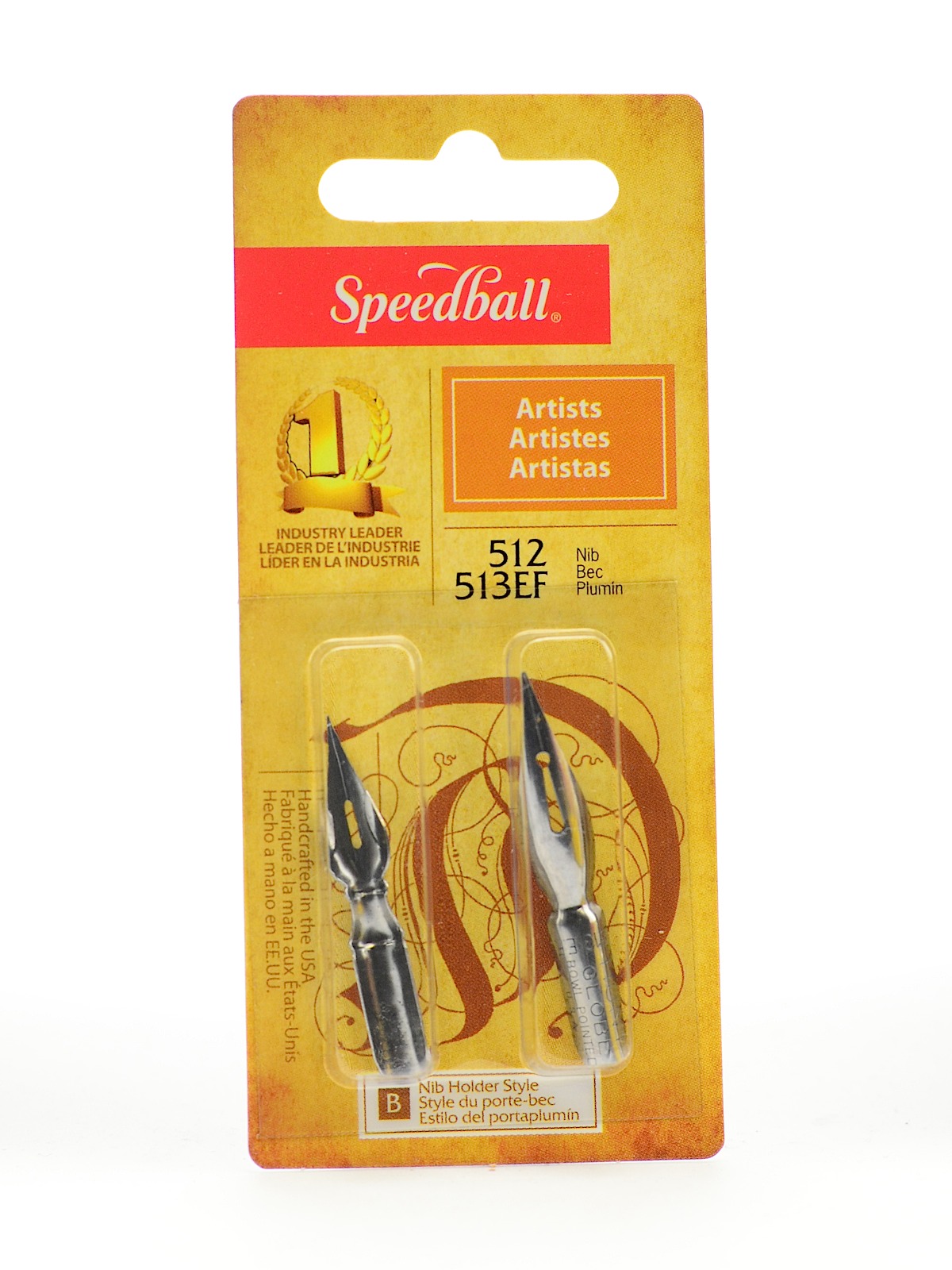 Assorted Hunt Artists' Pen Nibs no. 512 and no. 513EF pack of 2
