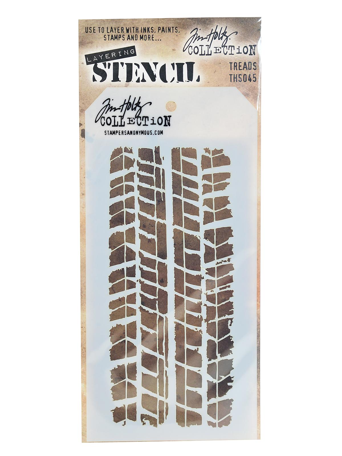 Tim Holtz Layering Stencils 4 1 8 In. X 8 1 2 In. Treads