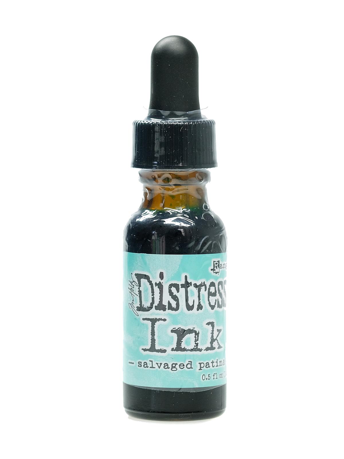Tim Holtz Distress Ink salvaged patina 0.5 oz. reinker bottle