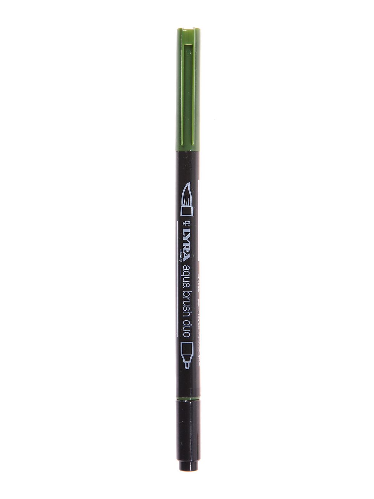 Aqua Brush Duo Markers olive green