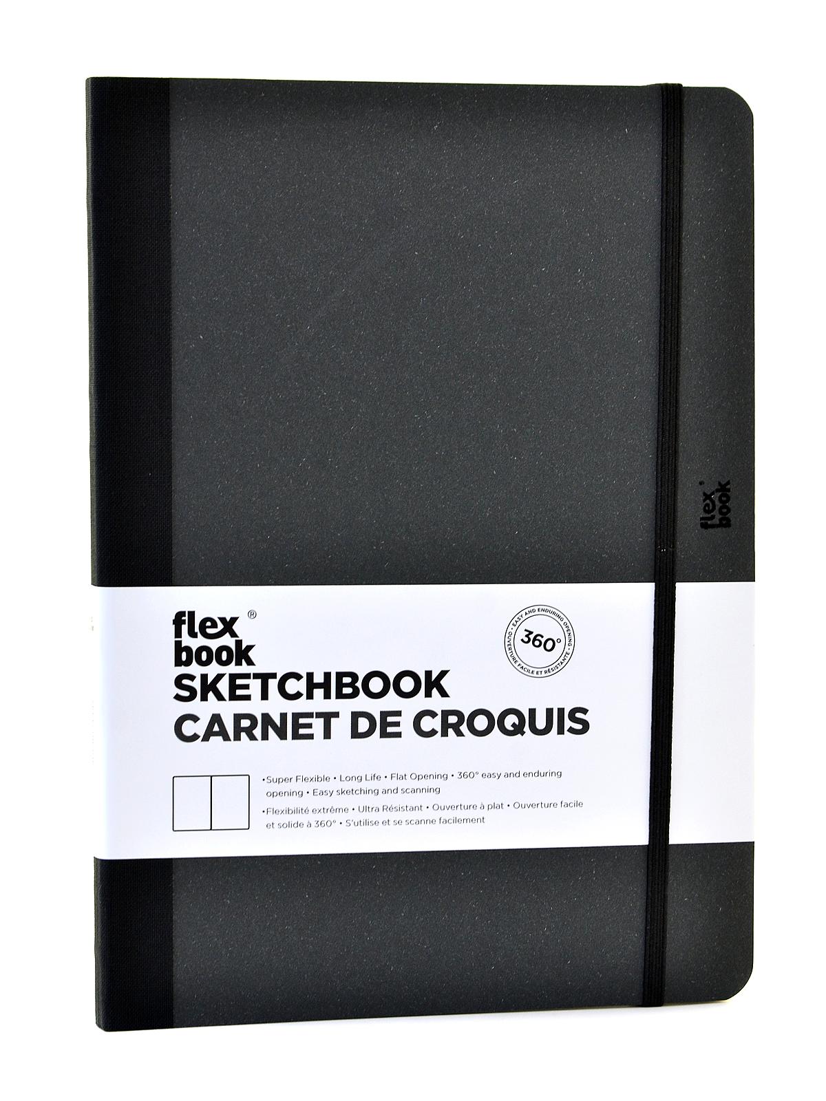 Flexbook Sketchbooks 6 In. X 8.5 In. Black 80 Pages