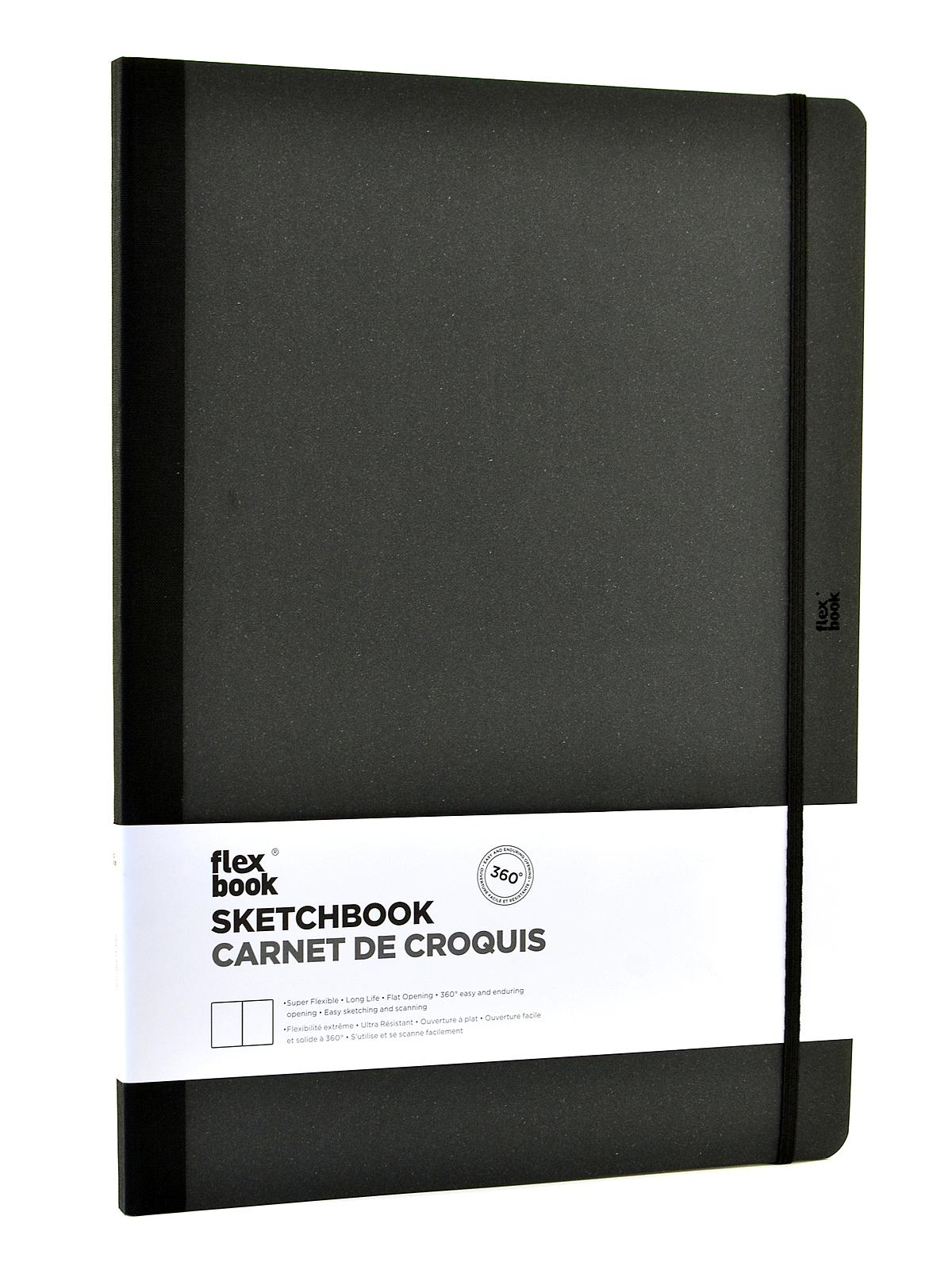 Flexbook Sketchbooks 8.5 In. X 12.25 In. Black 80 Pages