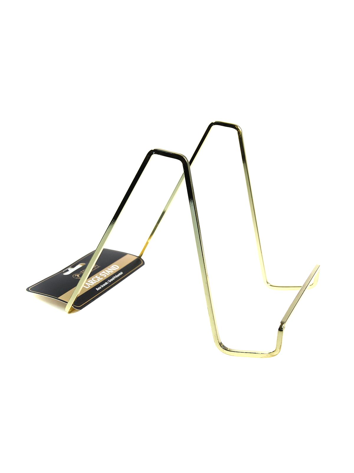 Square Wire Display Stands plate brass 6 in.