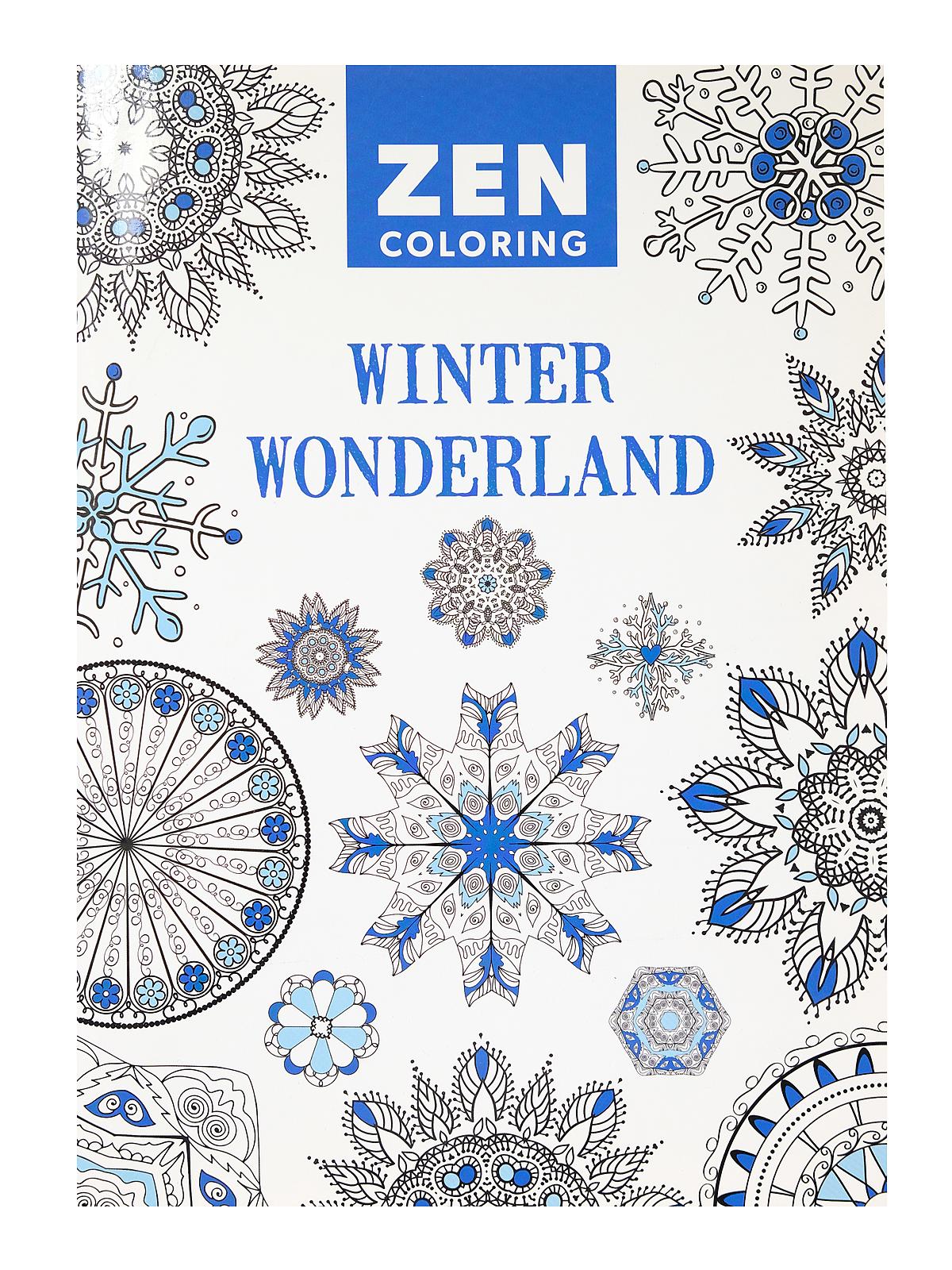 Zen Coloring Books Winter Wonderland