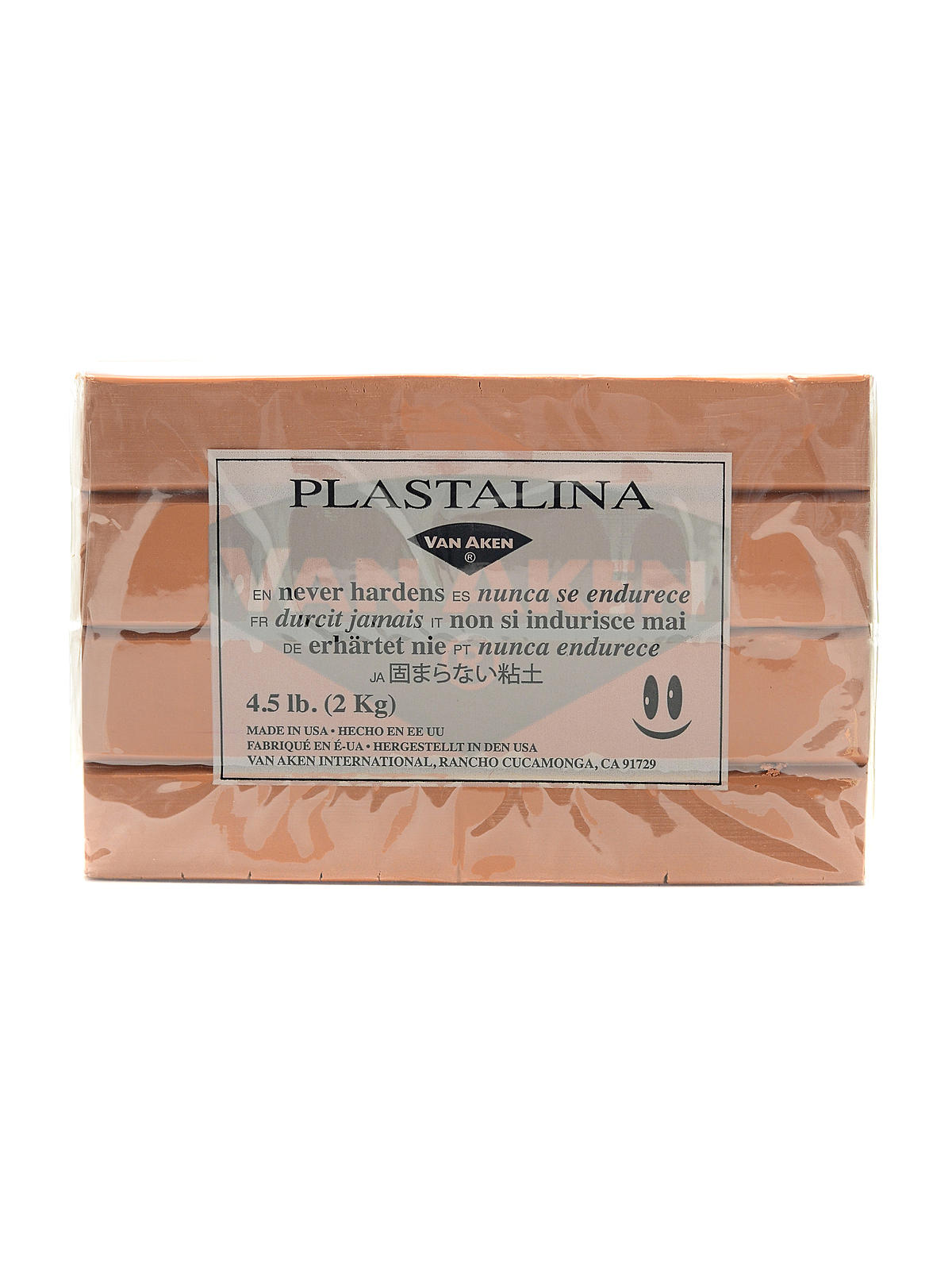 Plastalina Modeling Clay flesh 4 1 2 lb. bar