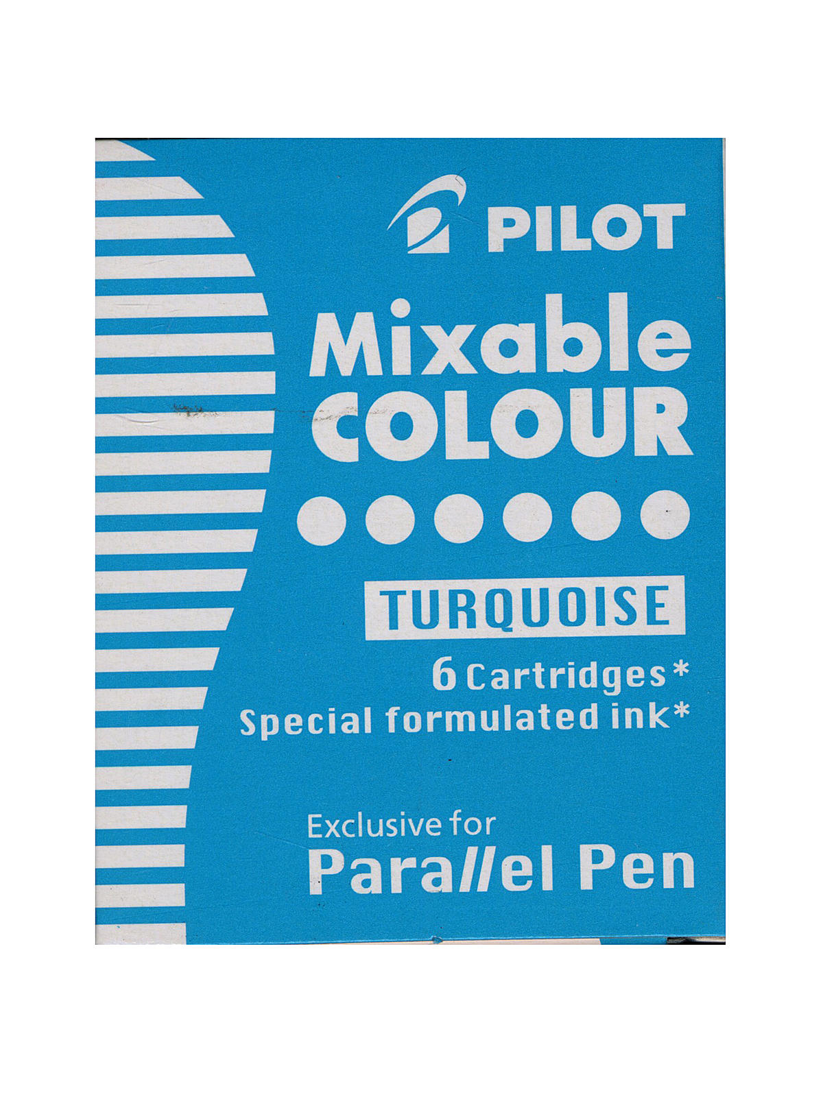 Parallel Pens refills, turquoise pack of 6