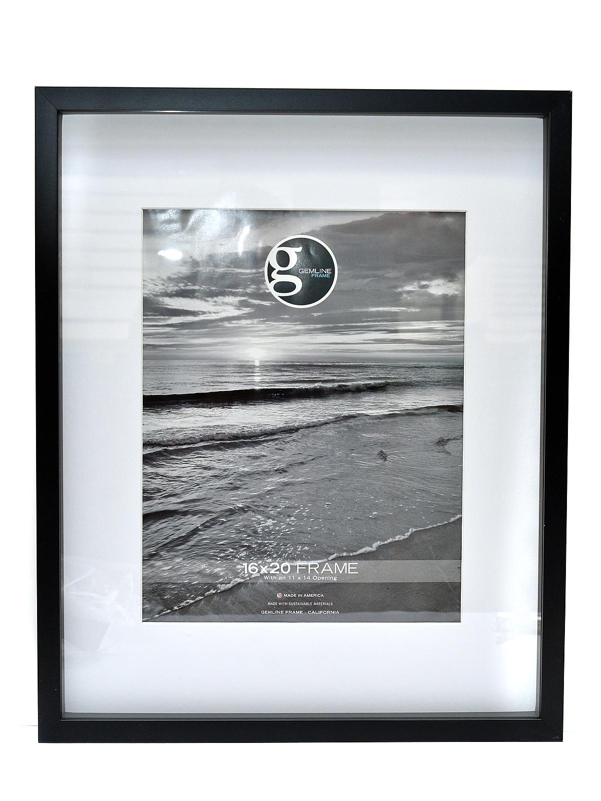 917 Shadow Box Frame 16 In. X 20 In. White 11 In. X 14 In. Opening