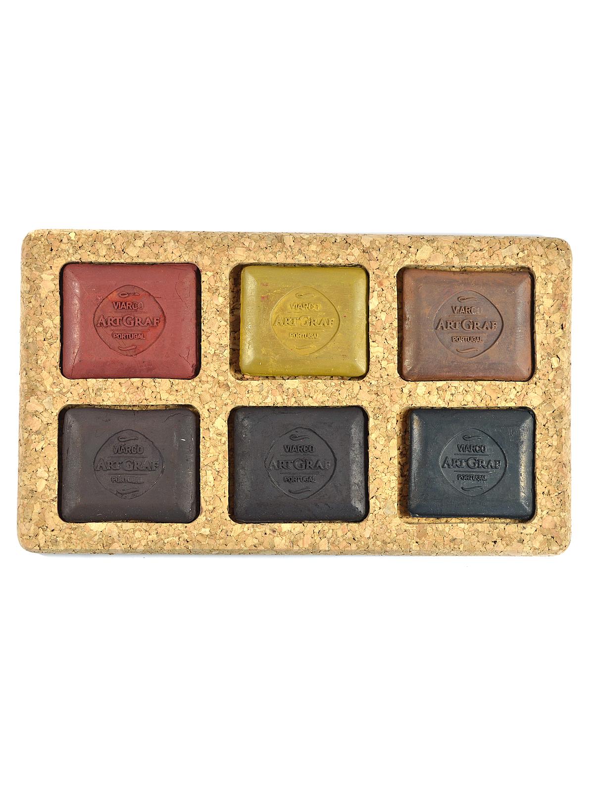 Carbon Disc Set set of 6 assorted