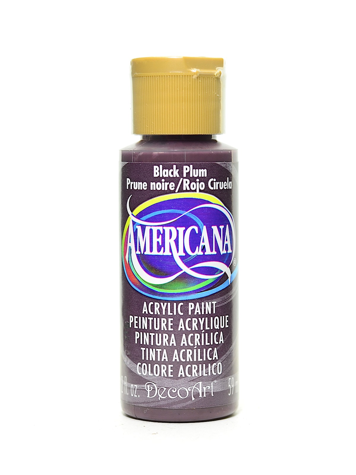 Americana Acrylic Paints black plum 2 oz.