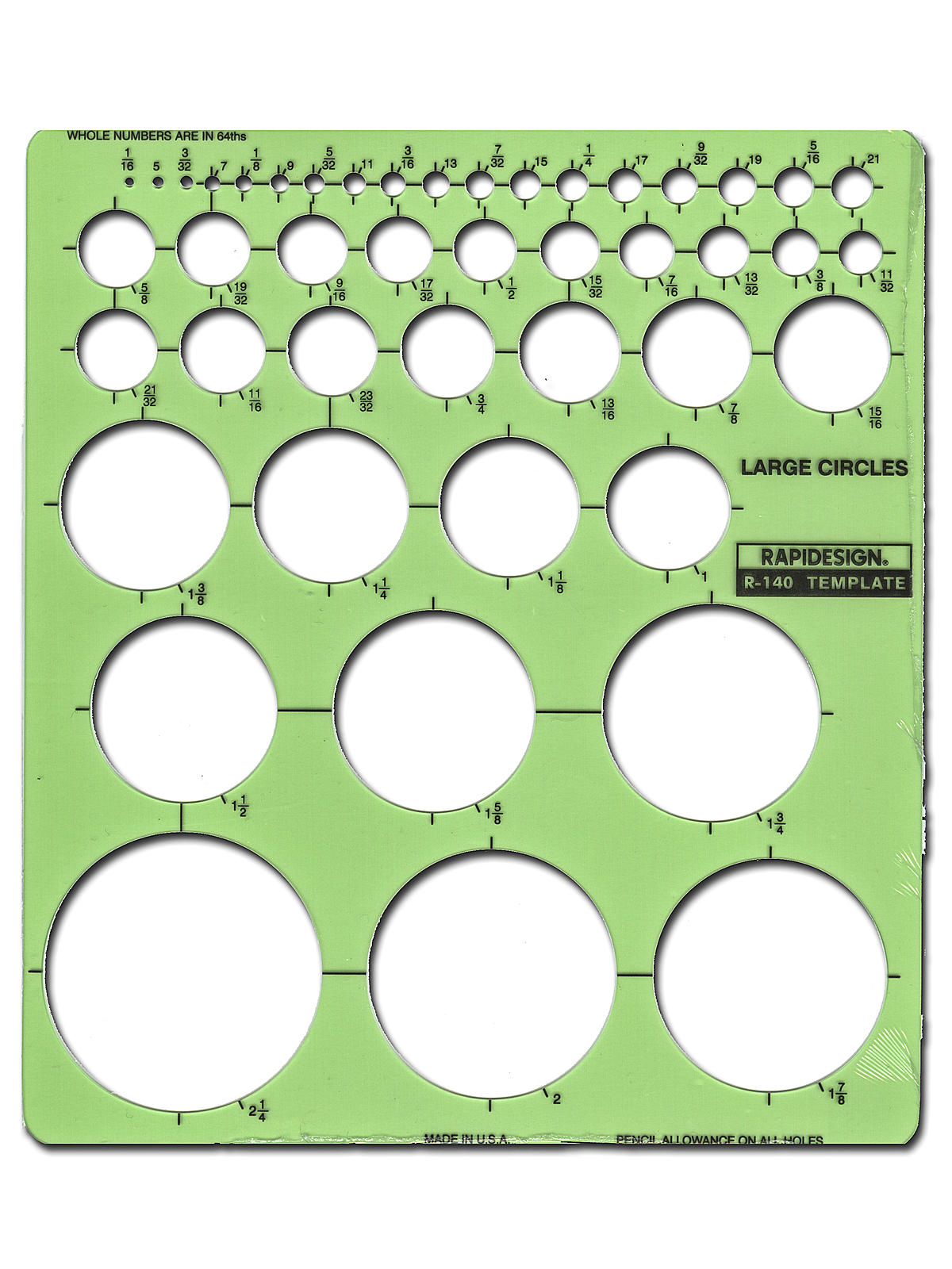 Circle Drafting Templates large circles