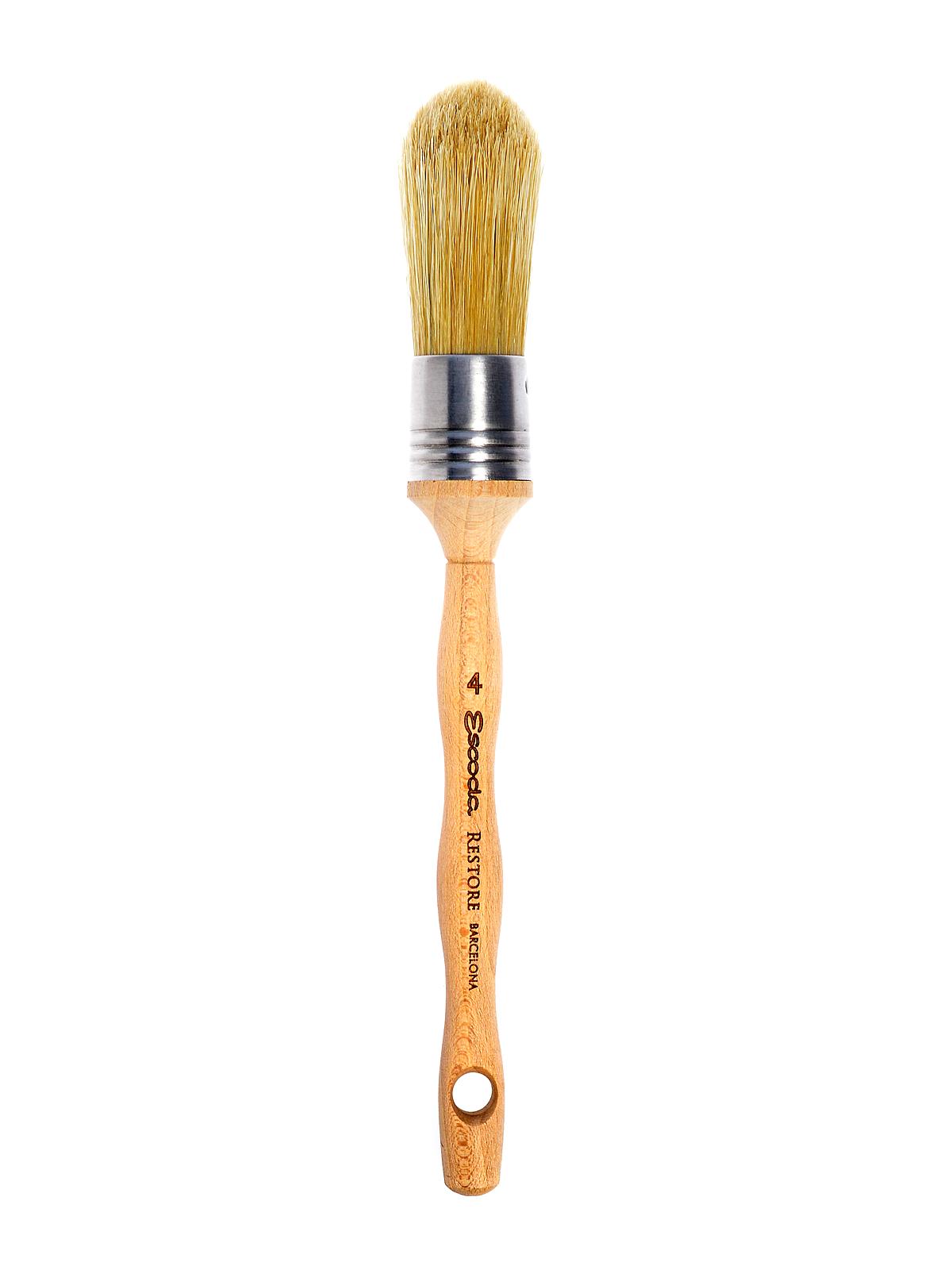 Restore Chalk Brushes 7501-4 Bristle Short Handle 4